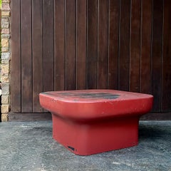 Rare Sintoform Low Table Architectural Fiberglass Los Angeles California
