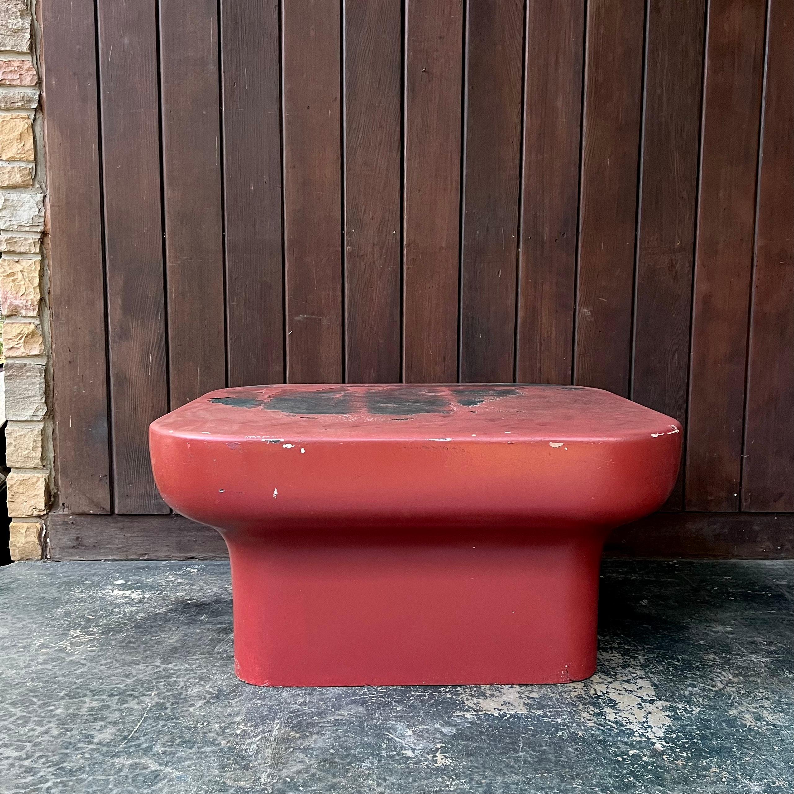 Mid-Century moderno Raro tavolo basso Sintoform Architectural Fiberglass Los Angeles California in vendita