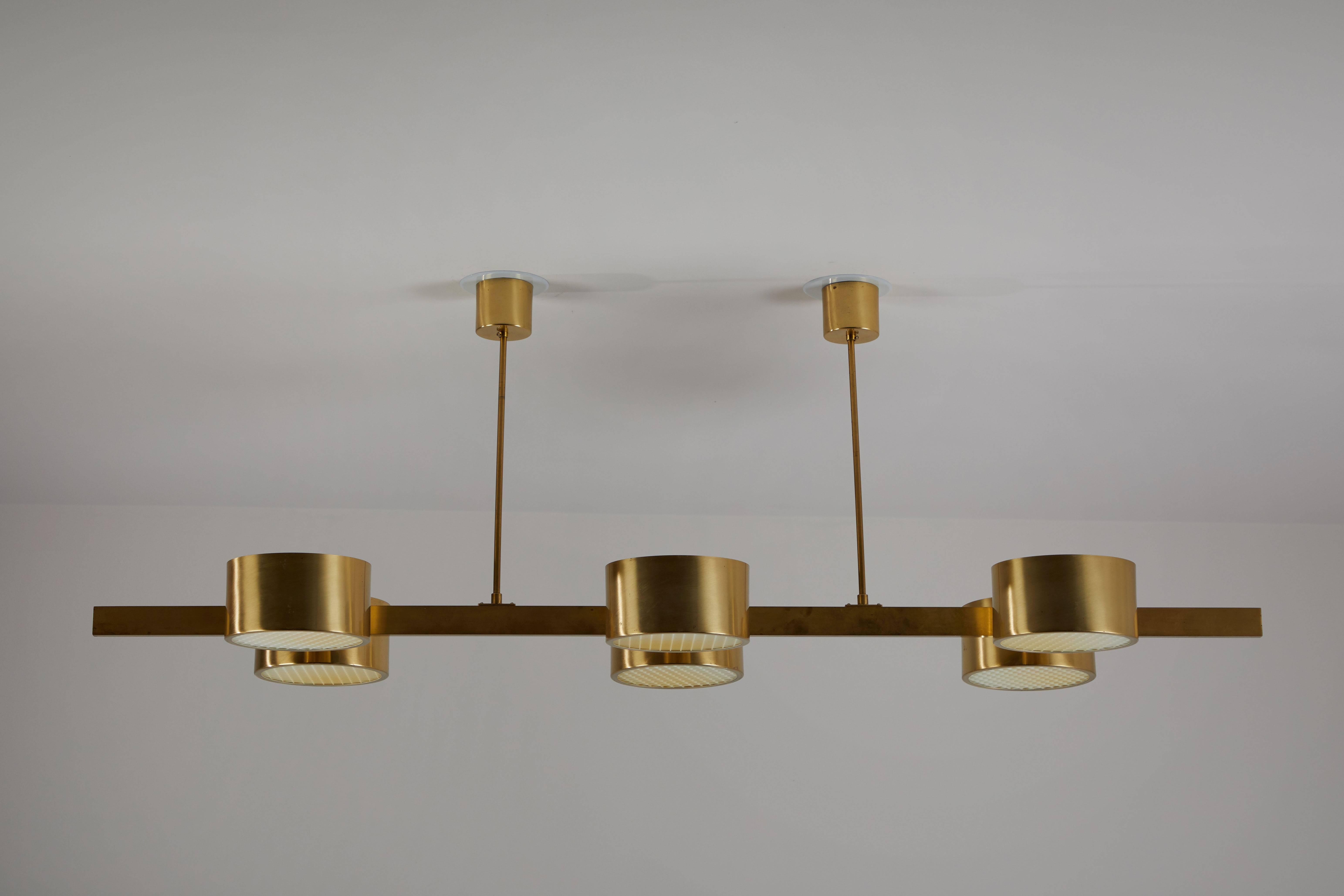 Rare Six Shade Chandelier by Hans-Agne Jakobsson 3