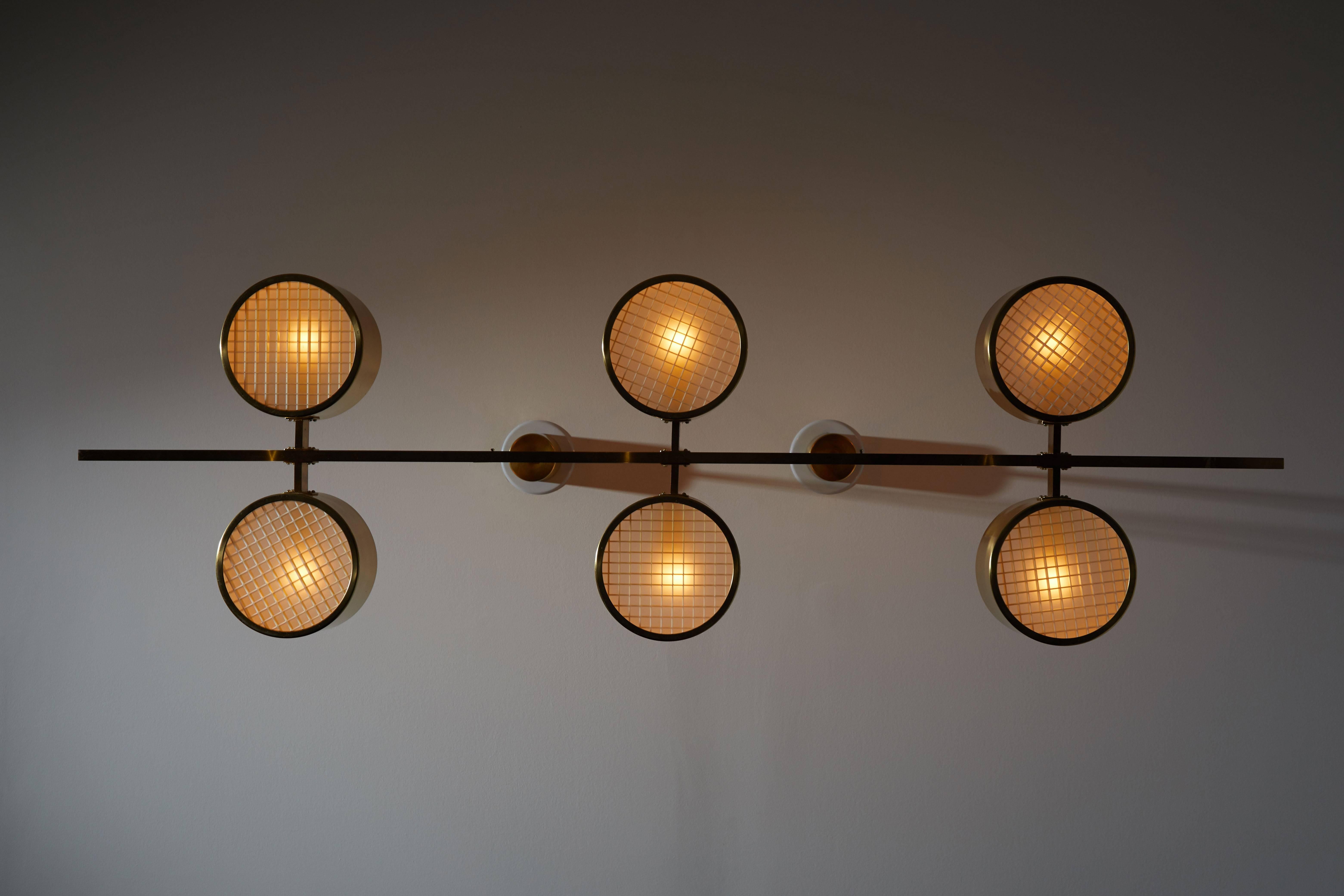 Late 20th Century Rare Six Shade Chandelier by Hans-Agne Jakobsson