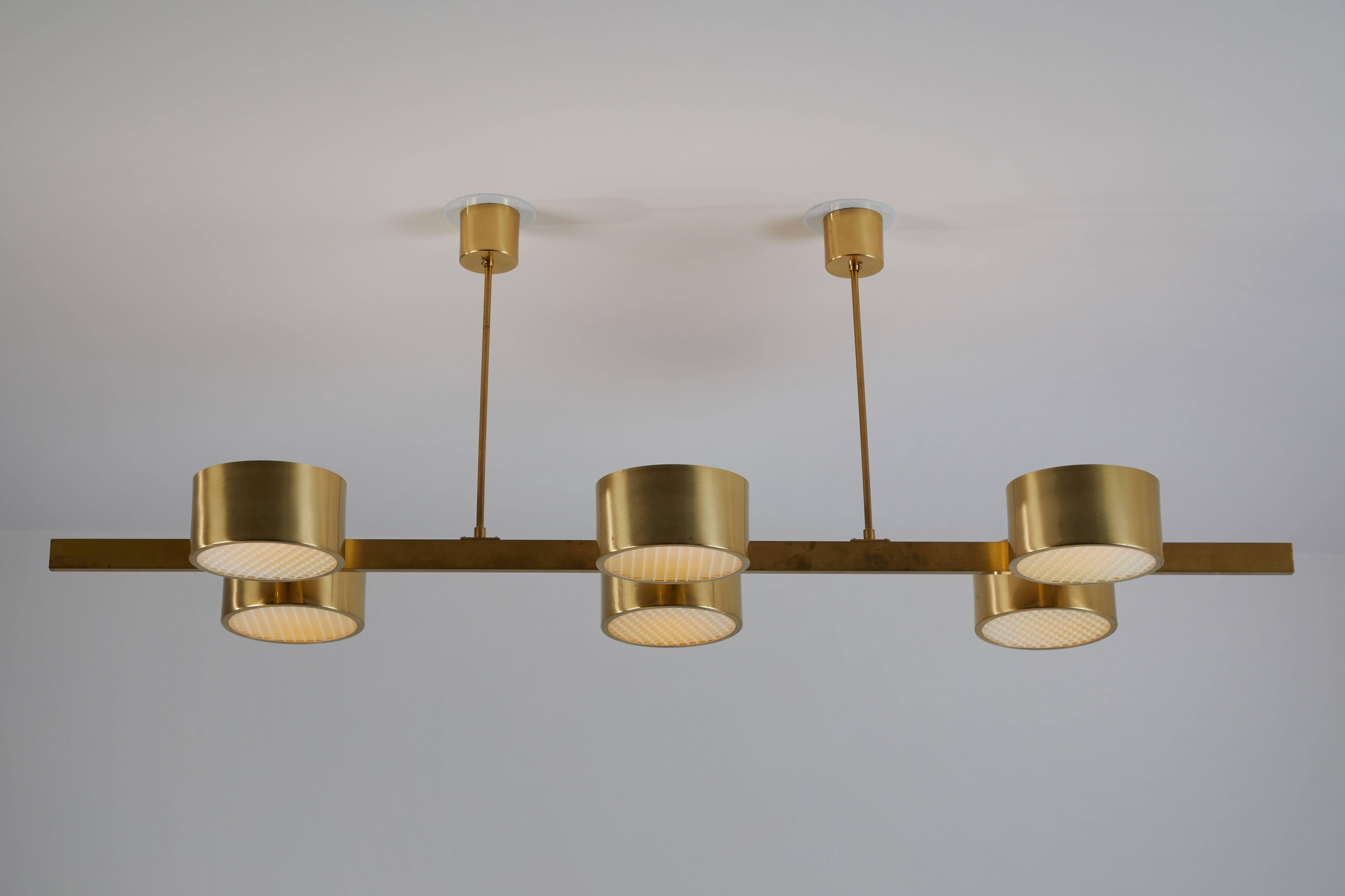 Rare Six Shade Chandelier by Hans-Agne Jakobsson 2