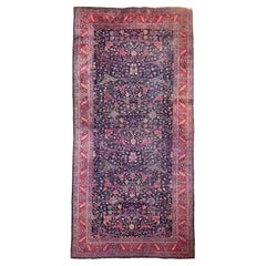 Tapis semi-ancien Kelleh Garrus de taille rare, vers les années 1950
