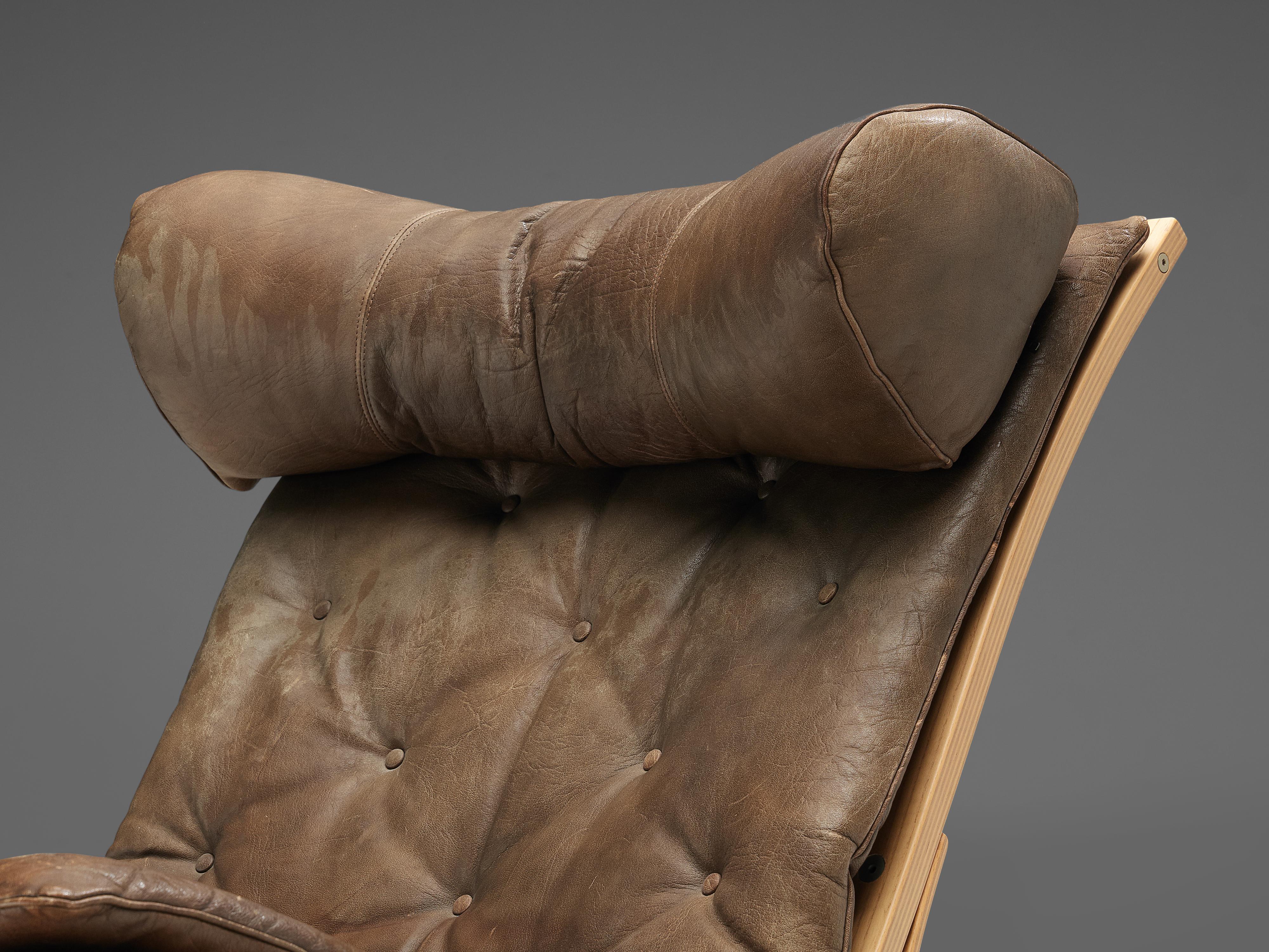 Scandinavian Modern Rare 'Skandi' Lounge Chair by Arne Norell