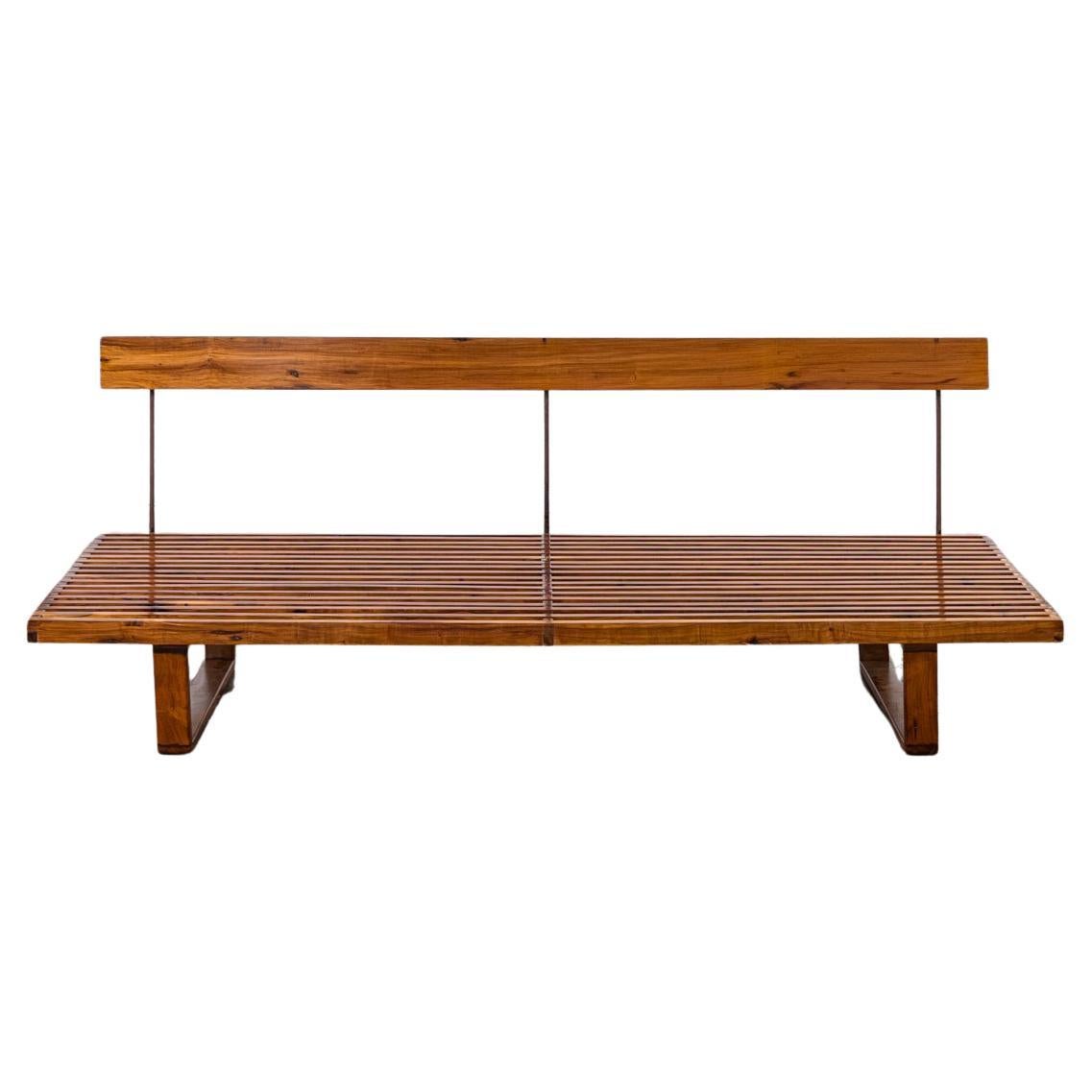 Rare banc à lattes de Martin Eisler