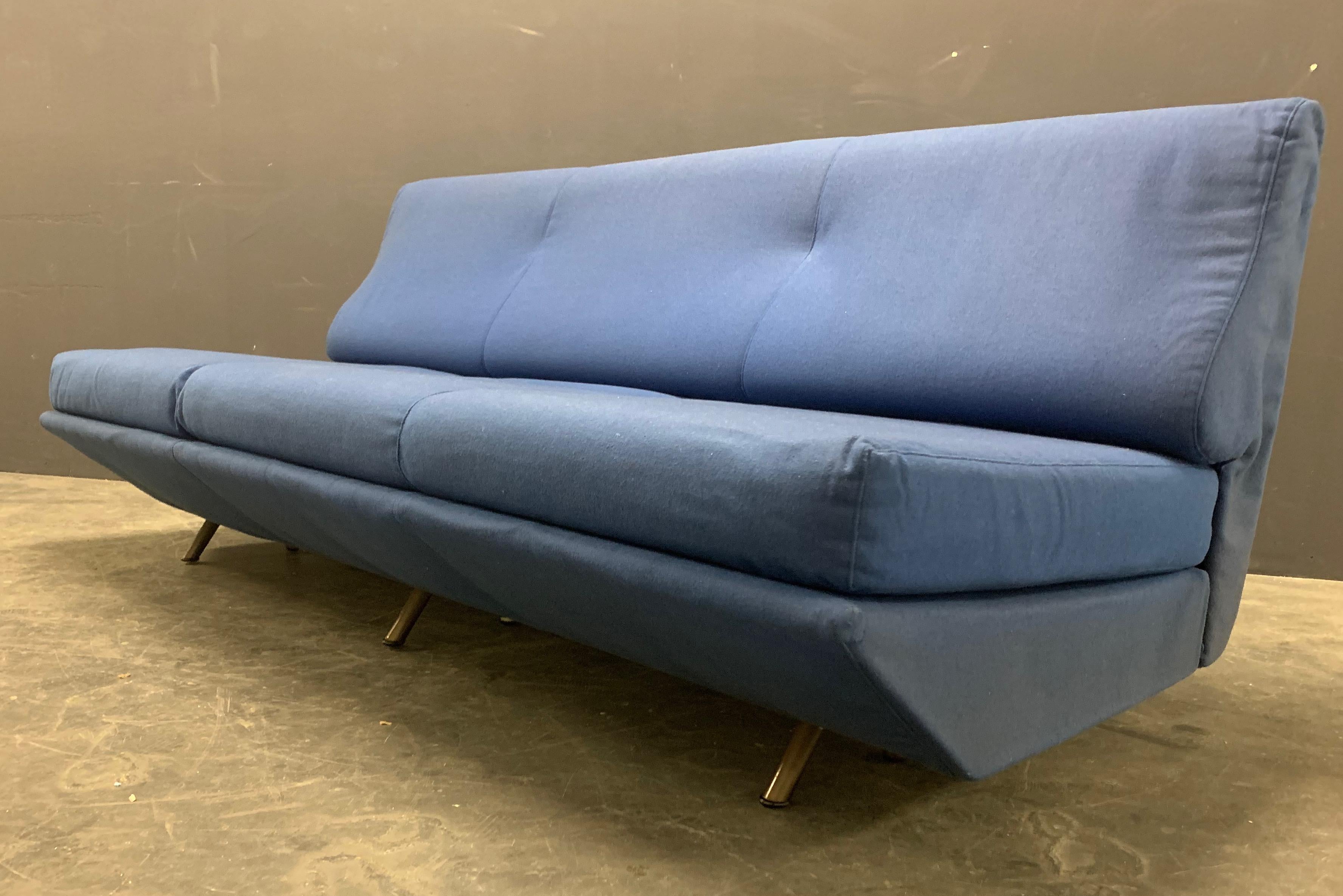 Italian Rare Sleep-O-Matic Sofa / Daybed by Marco Zanuso For Sale