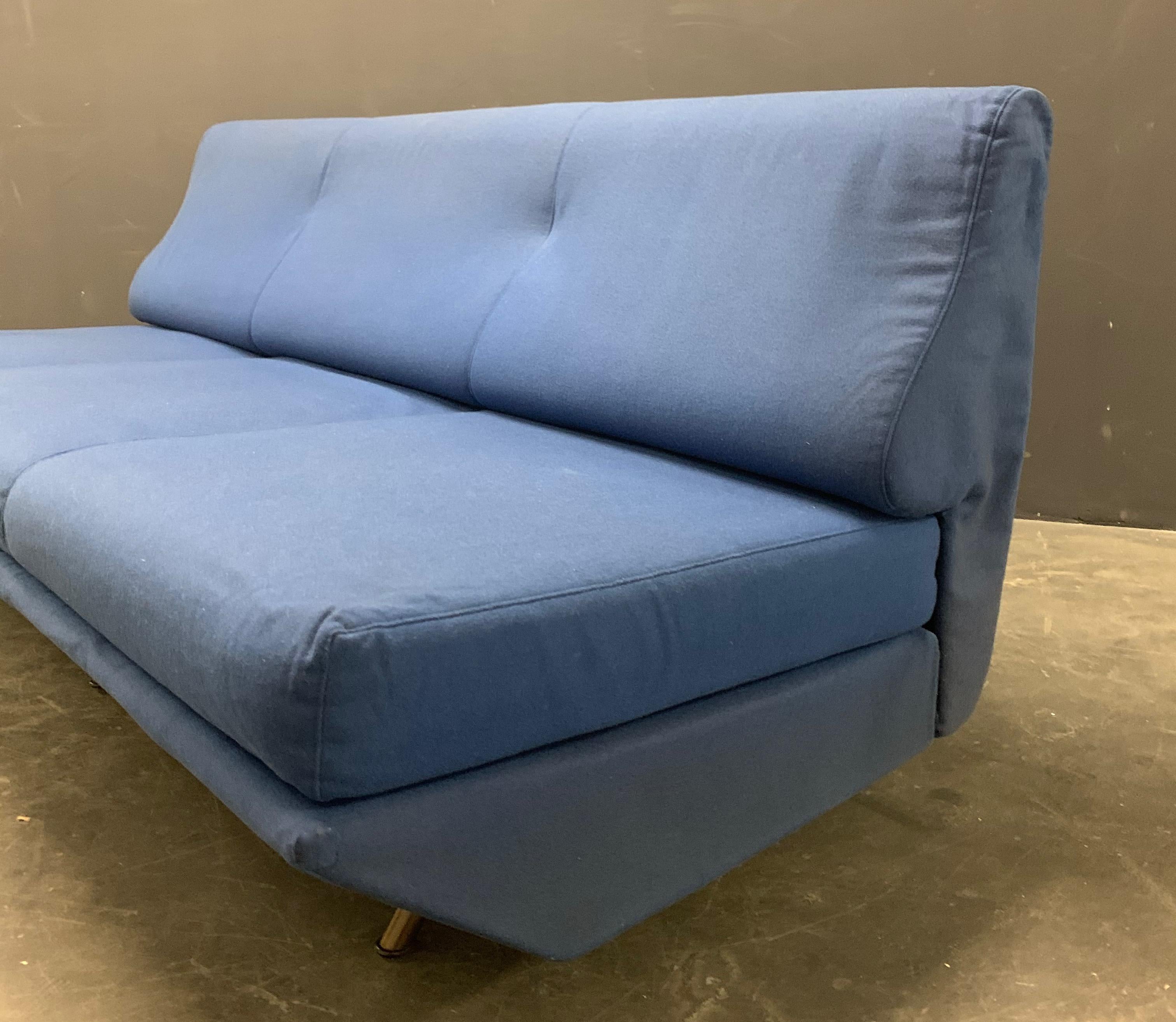 Rare Sleep-O-Matic Sofa / Daybed by Marco Zanuso In Fair Condition For Sale In Munich, DE