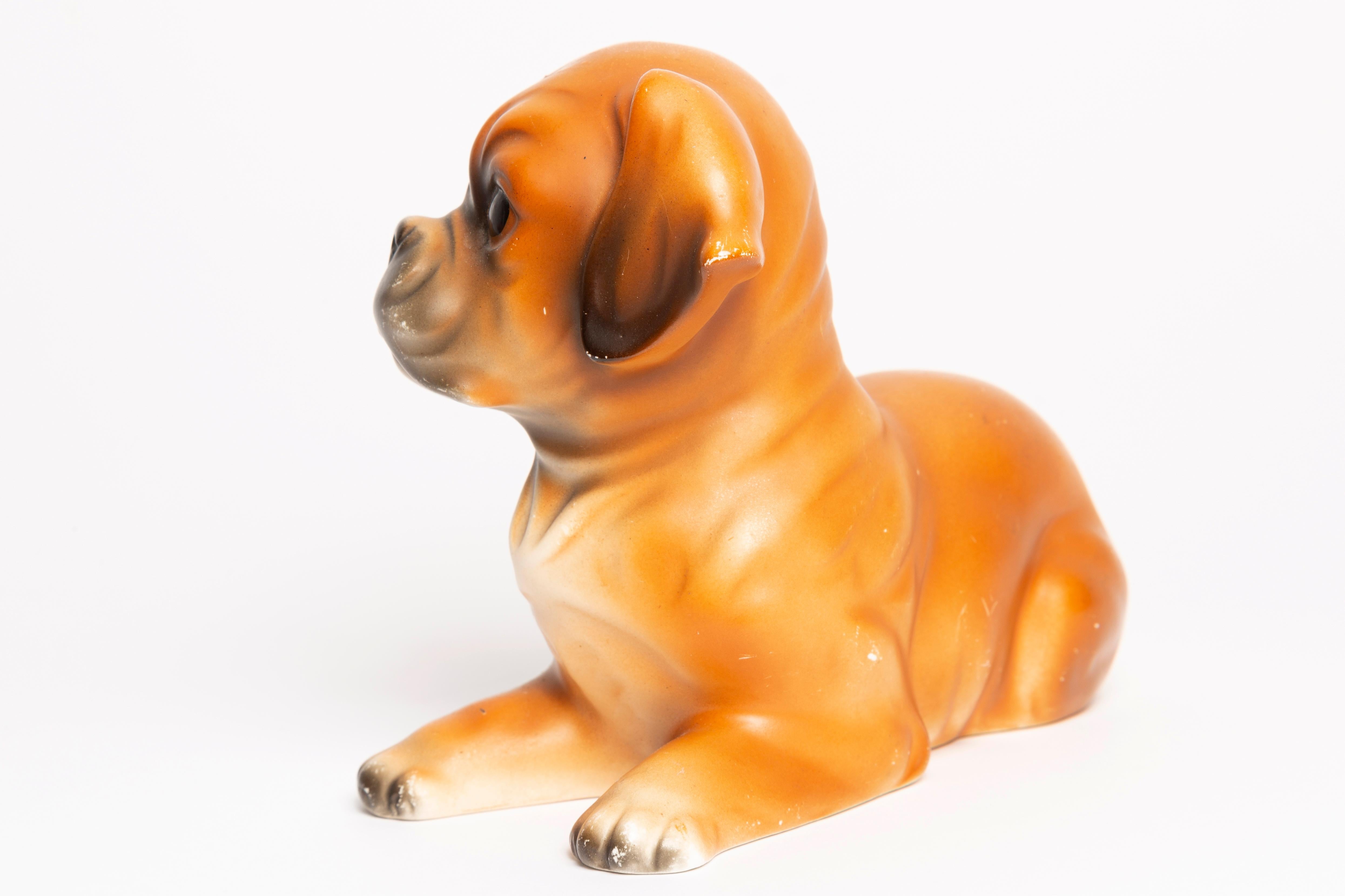 Rare Small Boxer Dog Decorative Sculpture, Italy, 1960s 2
