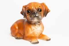 Rare Small Boxer Dog Decorative Sculpture, Italy, 1960s