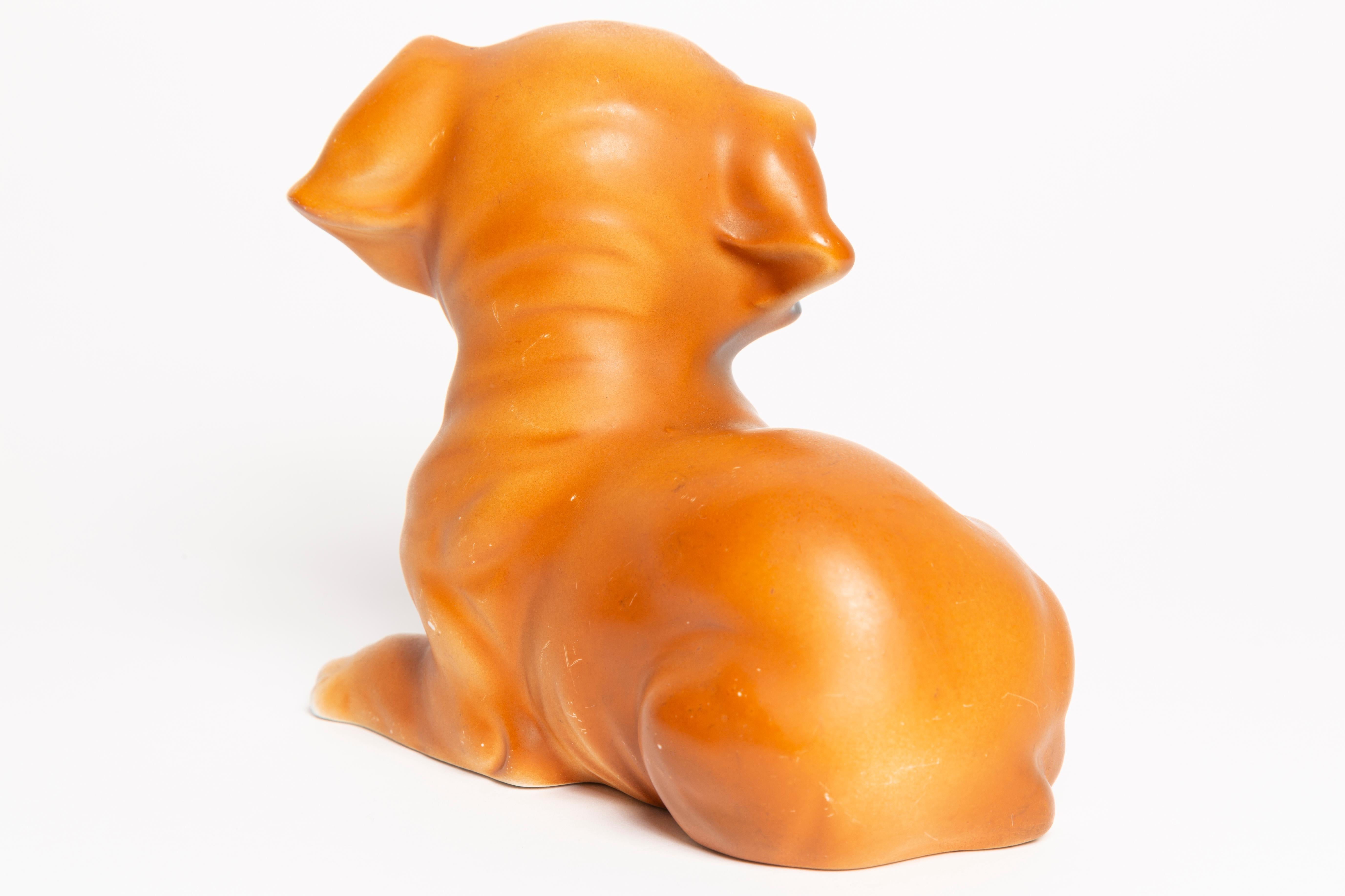 Rare Small Boxer Dog Decorative Sculpture, Italy, 1960s In Good Condition In 05-080 Hornowek, PL