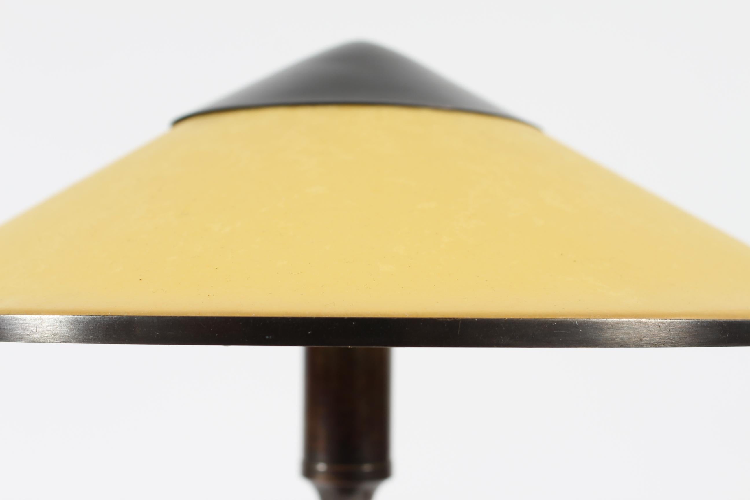 Rare Small Danish Art Deco Kongelys Table Lamp by Niels Thykier Fog & Mørup 1930 For Sale 1