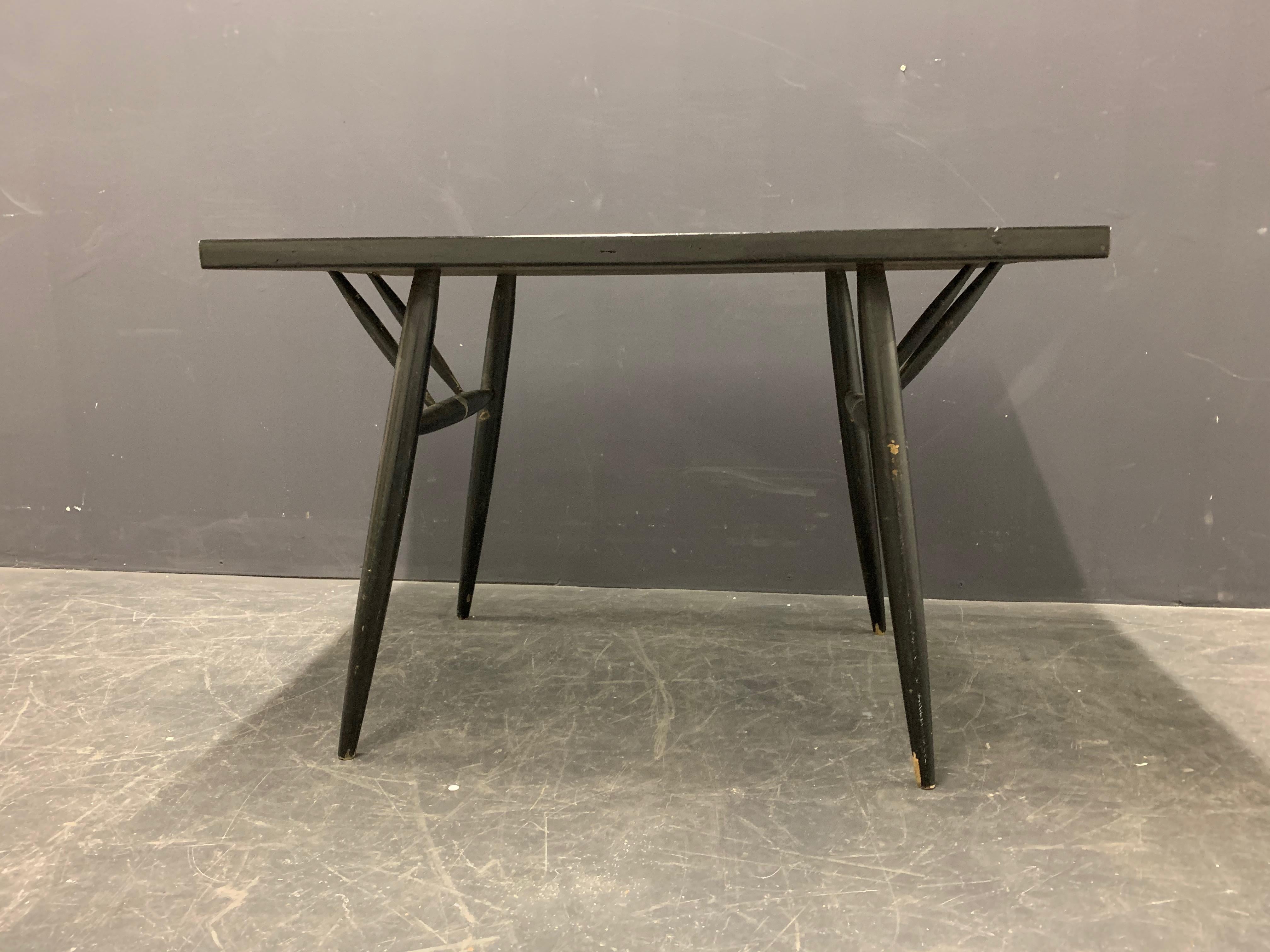 Rare Small Ilmari Tapiovaara Pirkka Table for Laukaan Puu 1