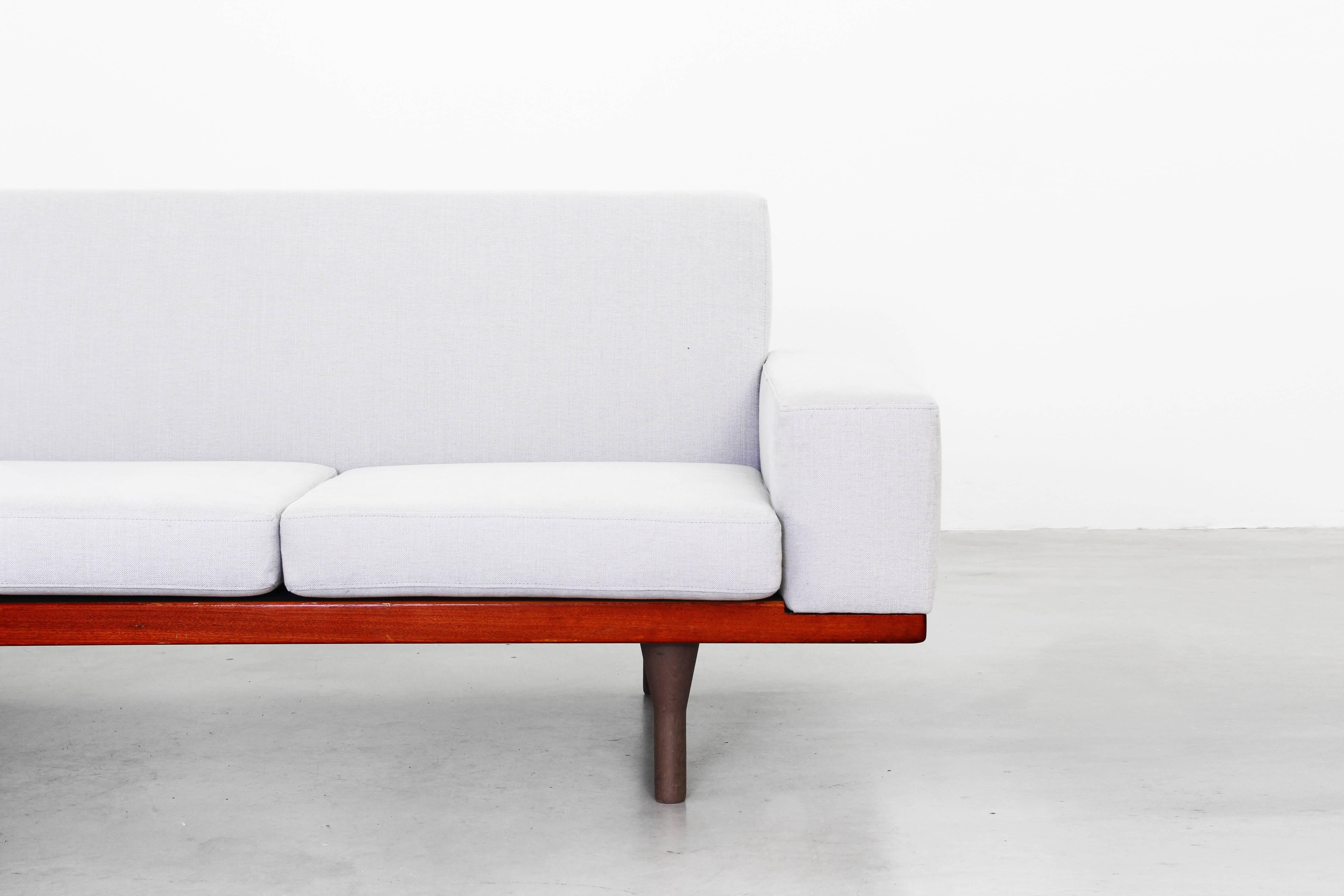 20th Century Rare Sofa by Illum Wikkelsoe Wikkelso for Søren Willadsen Teak New Upholstery