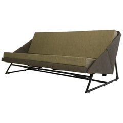 Rare canapé de Louis Paolozzi pour Zol, 1957, modèle Prestige, design français