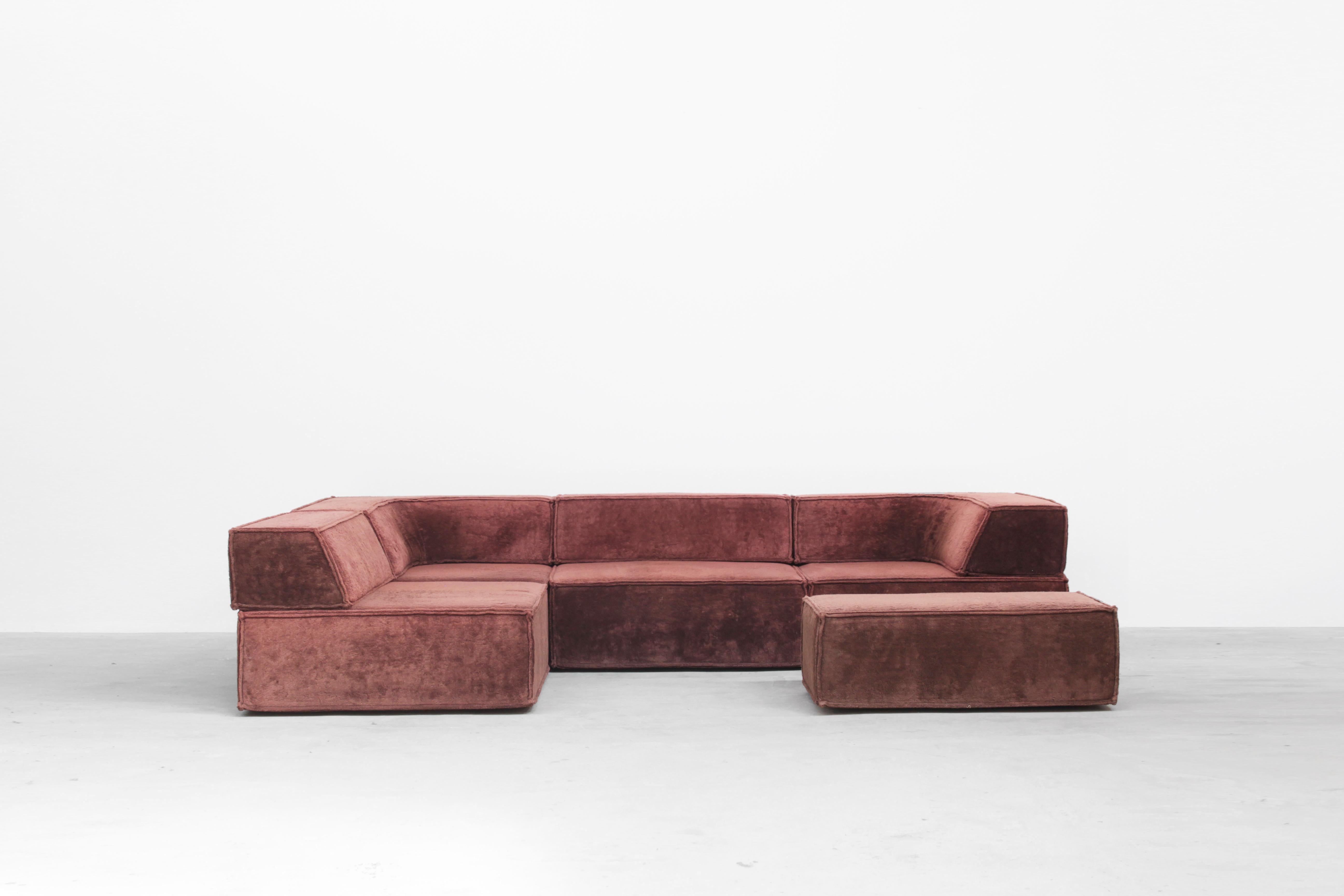 Rare sofa Mod. Trio by Form AG for COR, Germany, 1972 In Excellent Condition In Berlin, DE