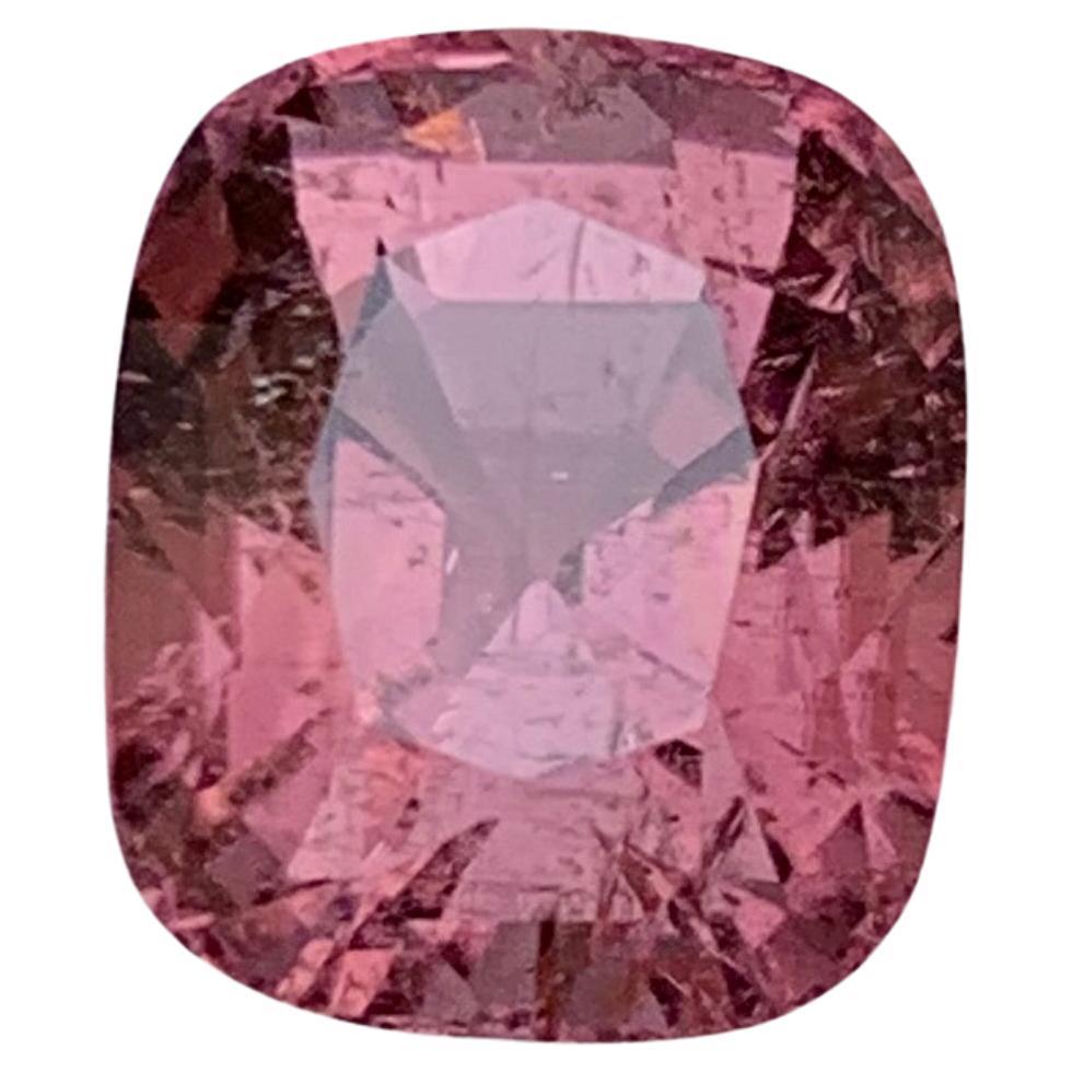 Rare Soft Pink Natural Tourmaline Gemstone, 7.50 Ct Cushion Cut for Ring/Pendant For Sale