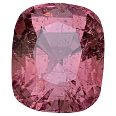 Rare Soft Pink Natural Tourmaline Gemstone, 7.50 Ct Cushion Cut for Ring/Pendant