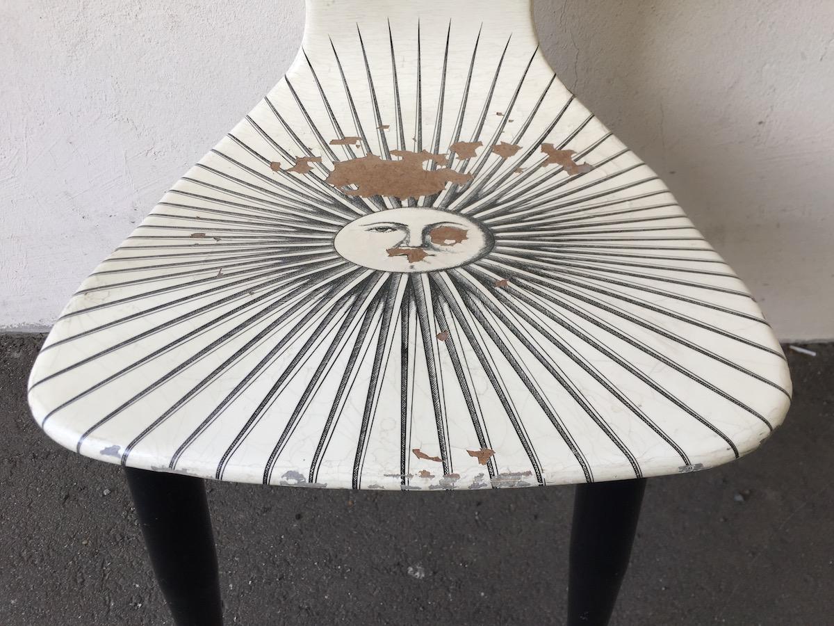 Late 20th Century Rare Sole Chair by Fornasetti Milano