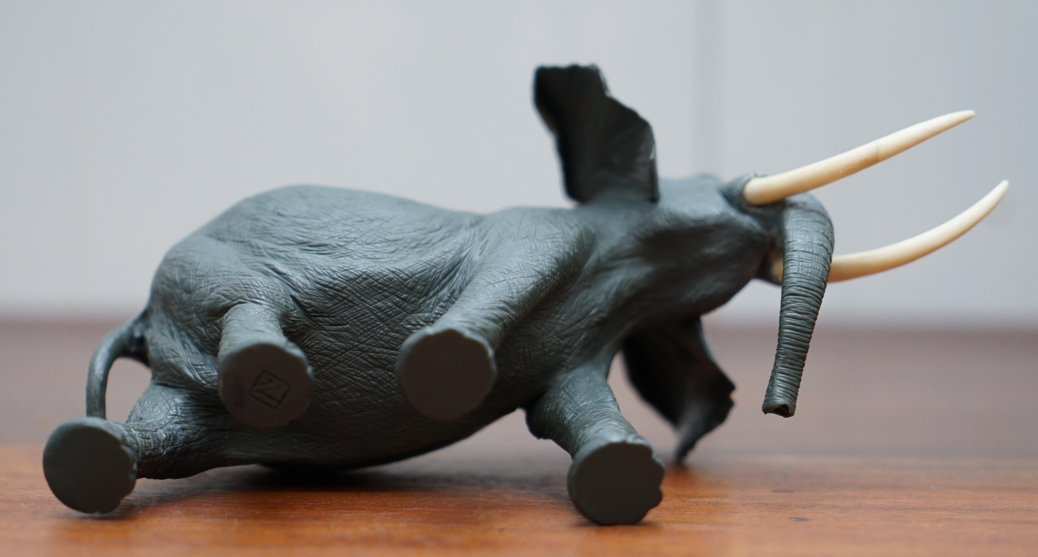 Rare Solid Jasper Elephant Carved by Gerd Dreher 1939 Retailed by Asprey London 5