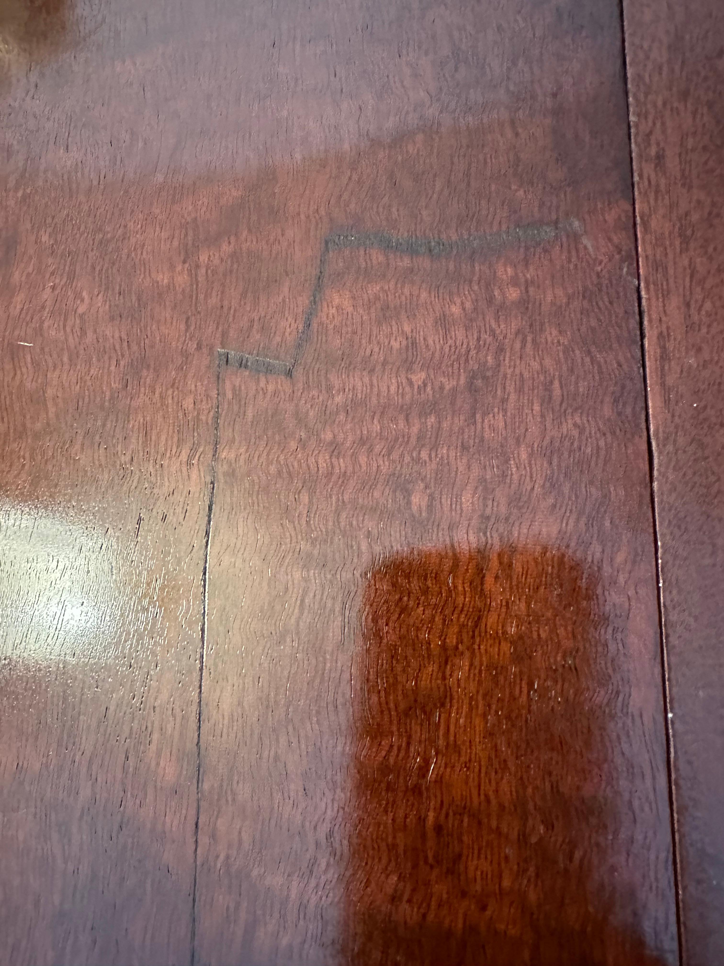 Rare Solid Mahogany Kittinger Chippendale Dining Table with Two Leaves 9