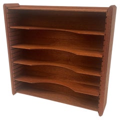 Rare Solid Mahogany Quistgaard Flatware/Desk top Box with Removable Shelves