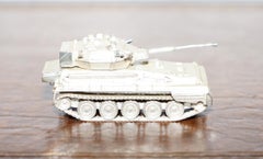 Rara plata de ley maciza 1987 Tanque Escorpión Edimburgo Made Anthony John Hope