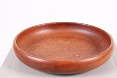 Rare solid teak bowl by Kay Bojesen