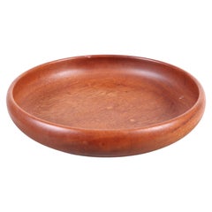 Rare solid teak bowl by Kay Bojesen