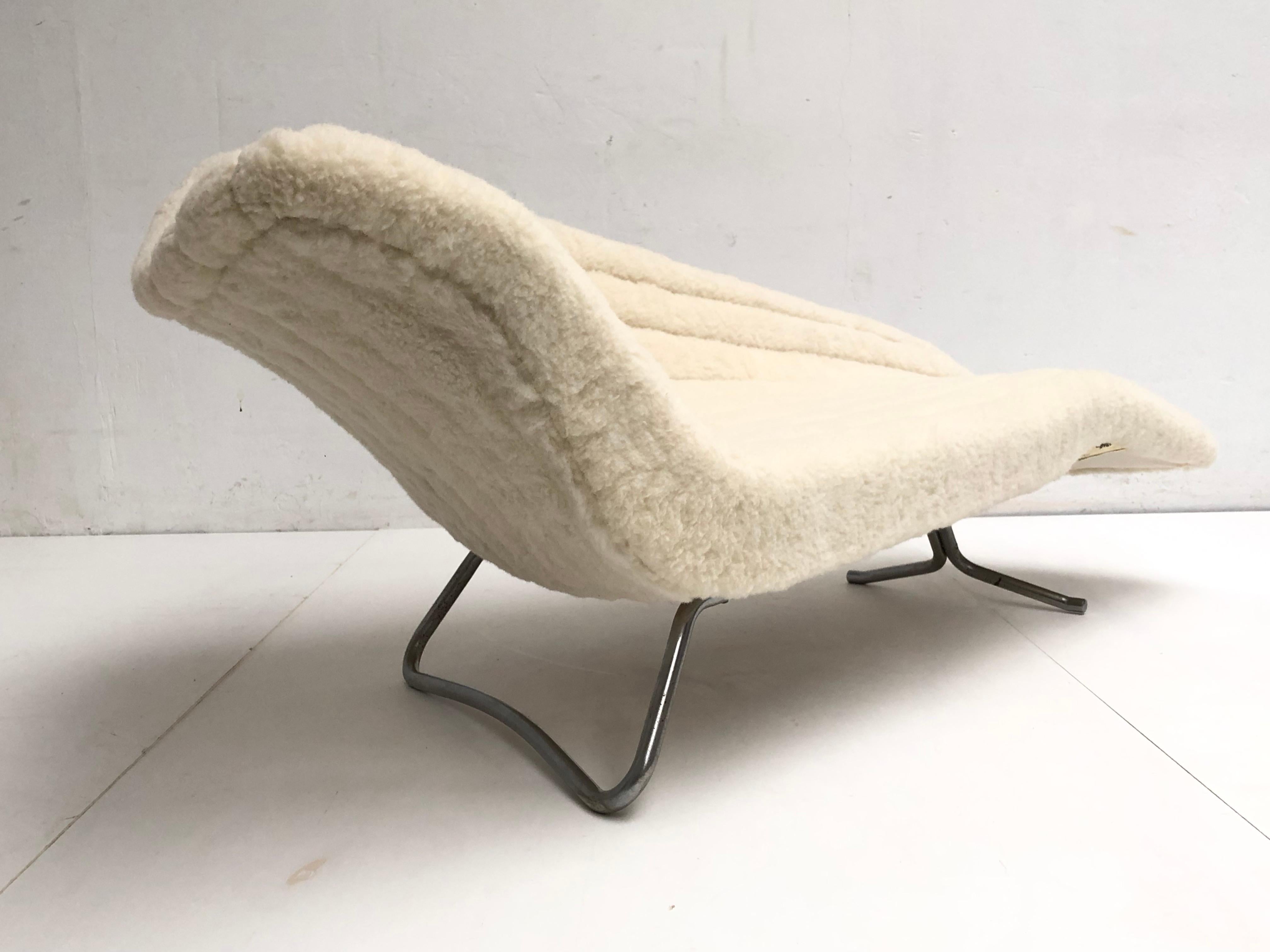 Mid-Century Modern Rare 'Soloform 5008' Chaise Longue by Hans Hartl for Eugen Schmidt Germany, 1953