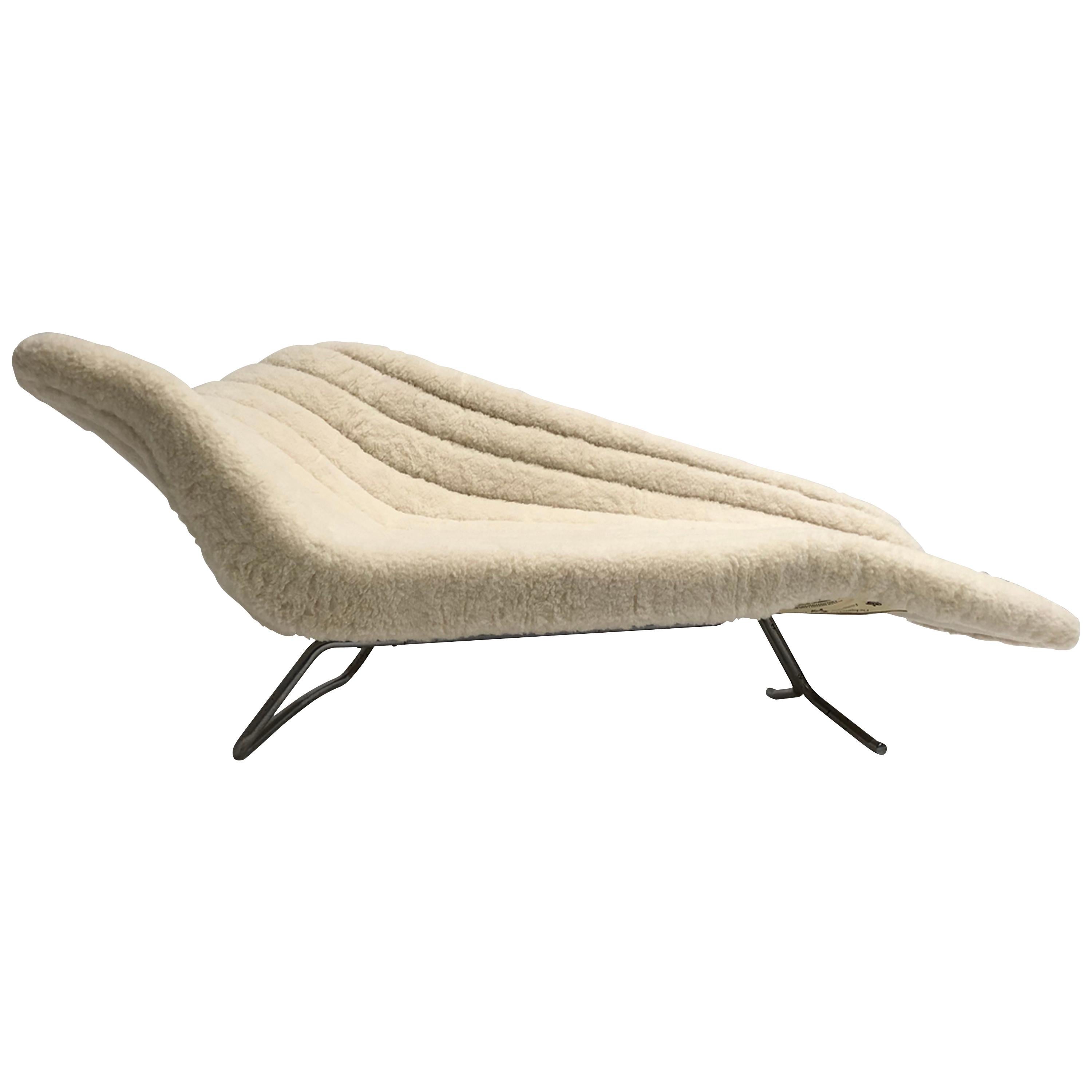 Rare 'Soloform 5008' Chaise Longue by Hans Hartl for Eugen Schmidt Germany, 1953