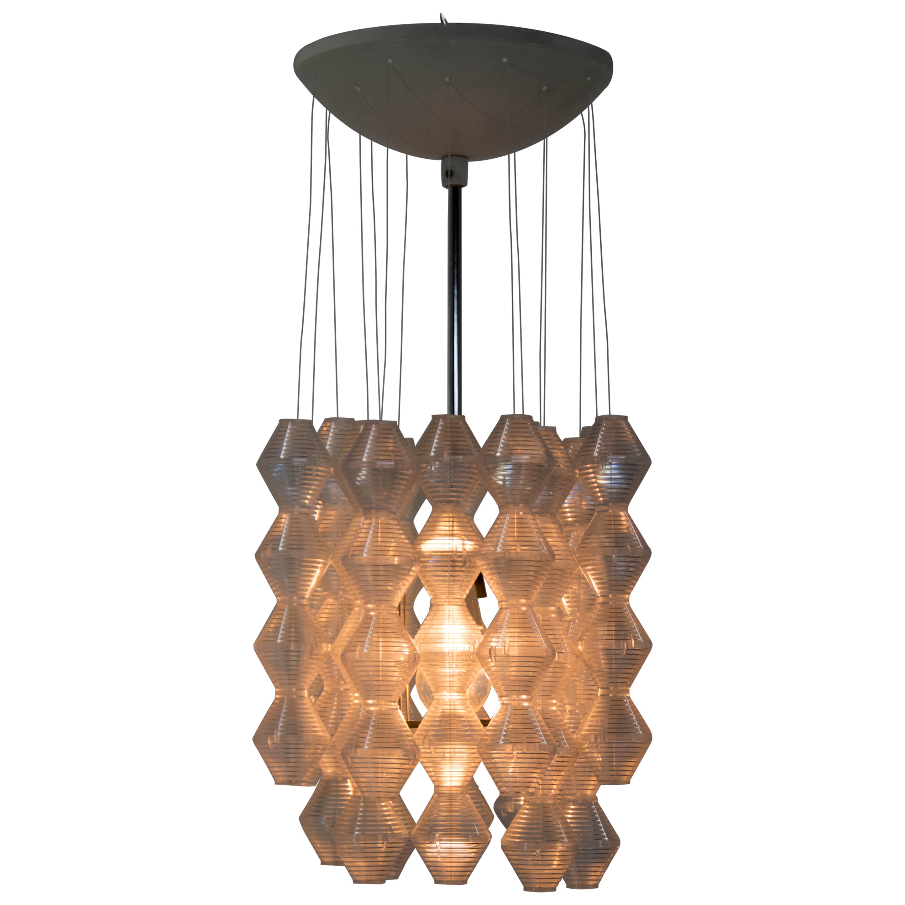Lustre rare de l'ère spatiale par Napako, années 1970 en vente