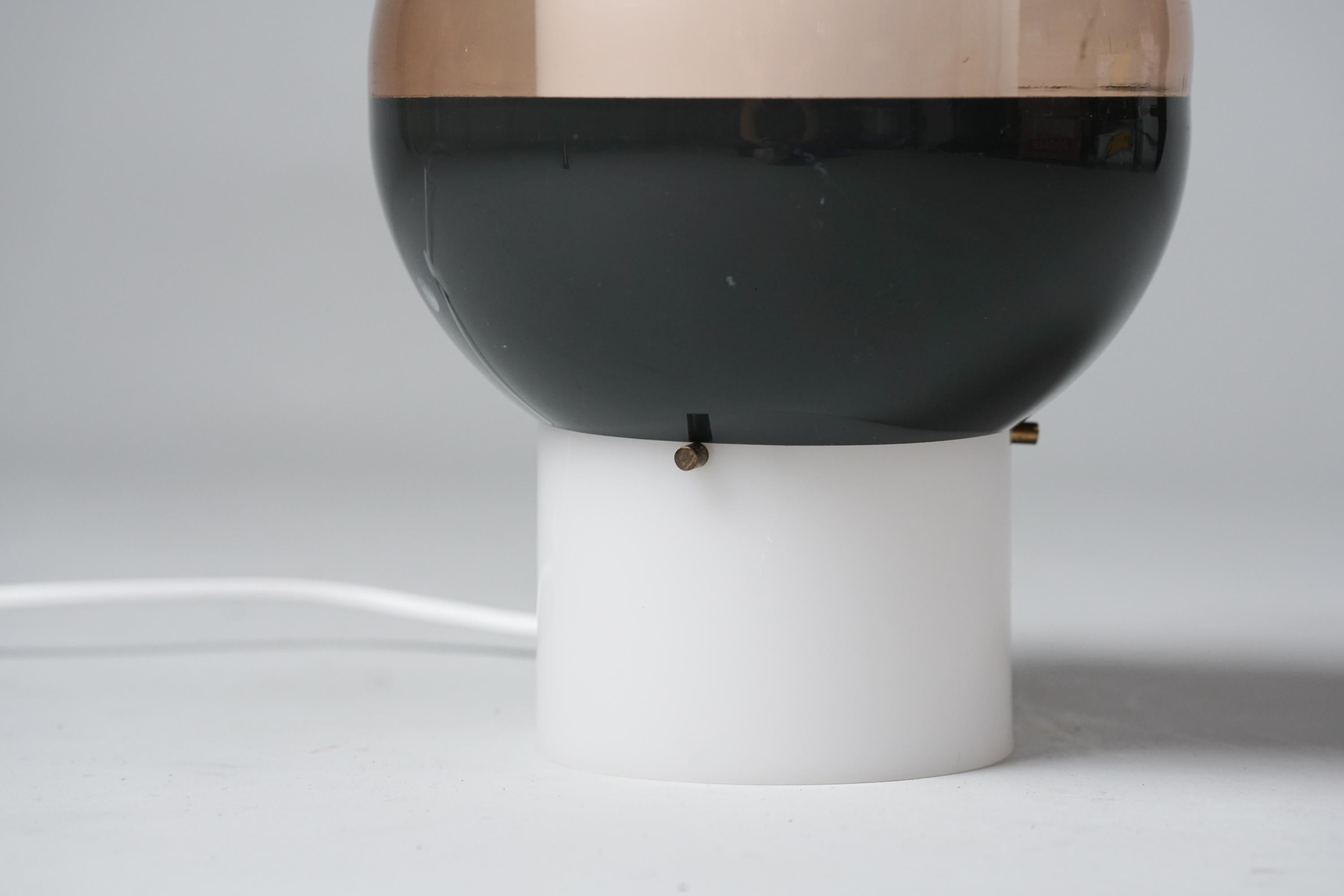 Finnish Rare Space Age Table Lamp, Attr. Yki Nummi, Stockmann-Orno, 1970s For Sale
