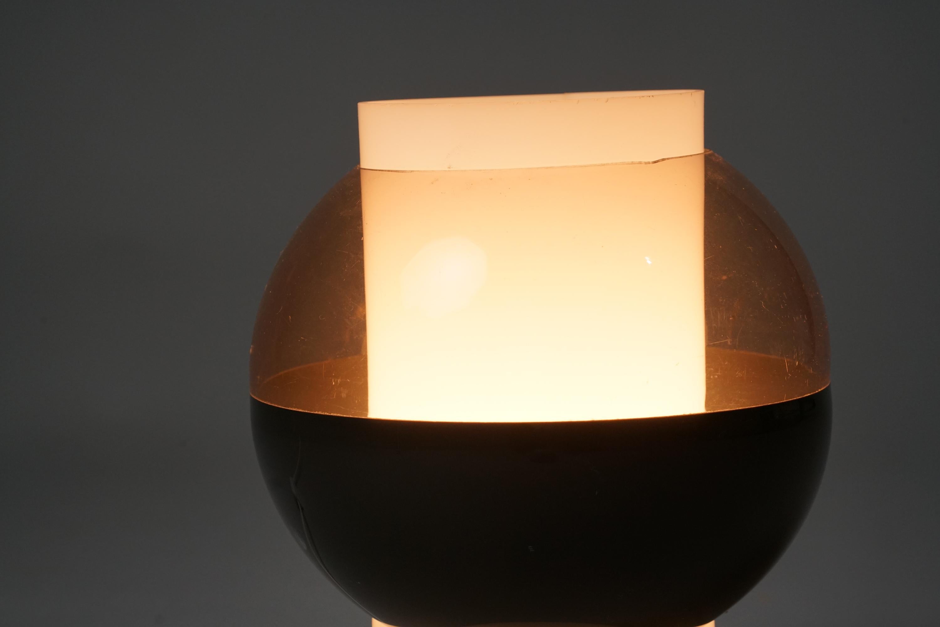 Late 20th Century Rare Space Age Table Lamp, Attr. Yki Nummi, Stockmann-Orno, 1970s For Sale