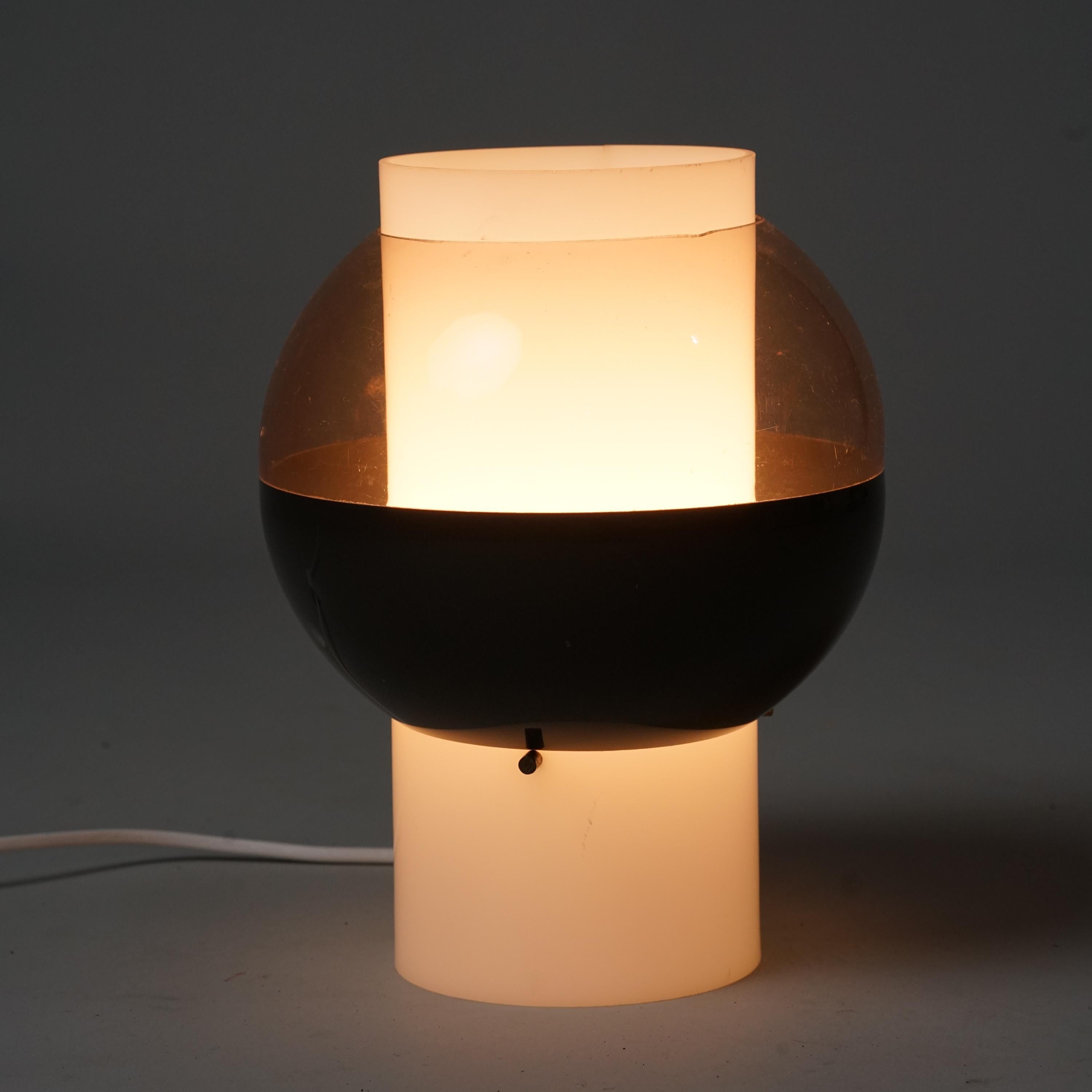 Rare Space Age Table Lamp, Attr. Yki Nummi, Stockmann-Orno, 1970s For Sale 1