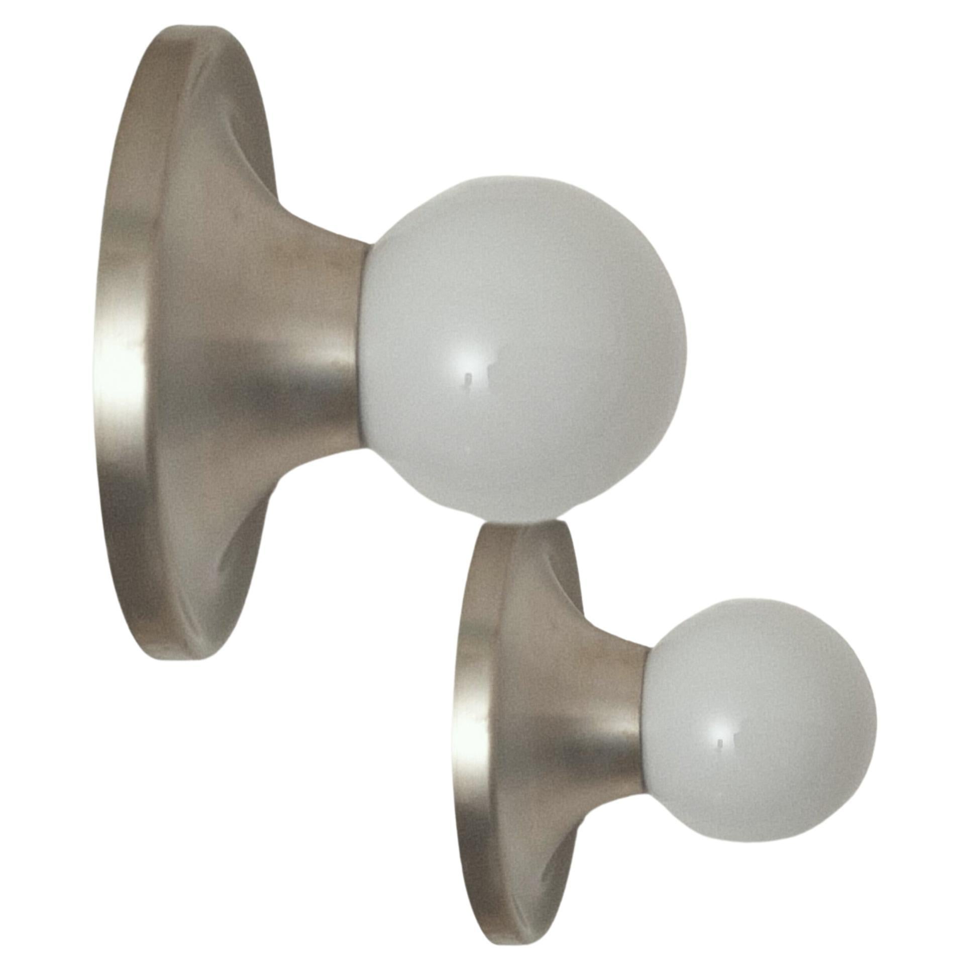 Rare Space Age Wall lights by OMA Italy  For Sale