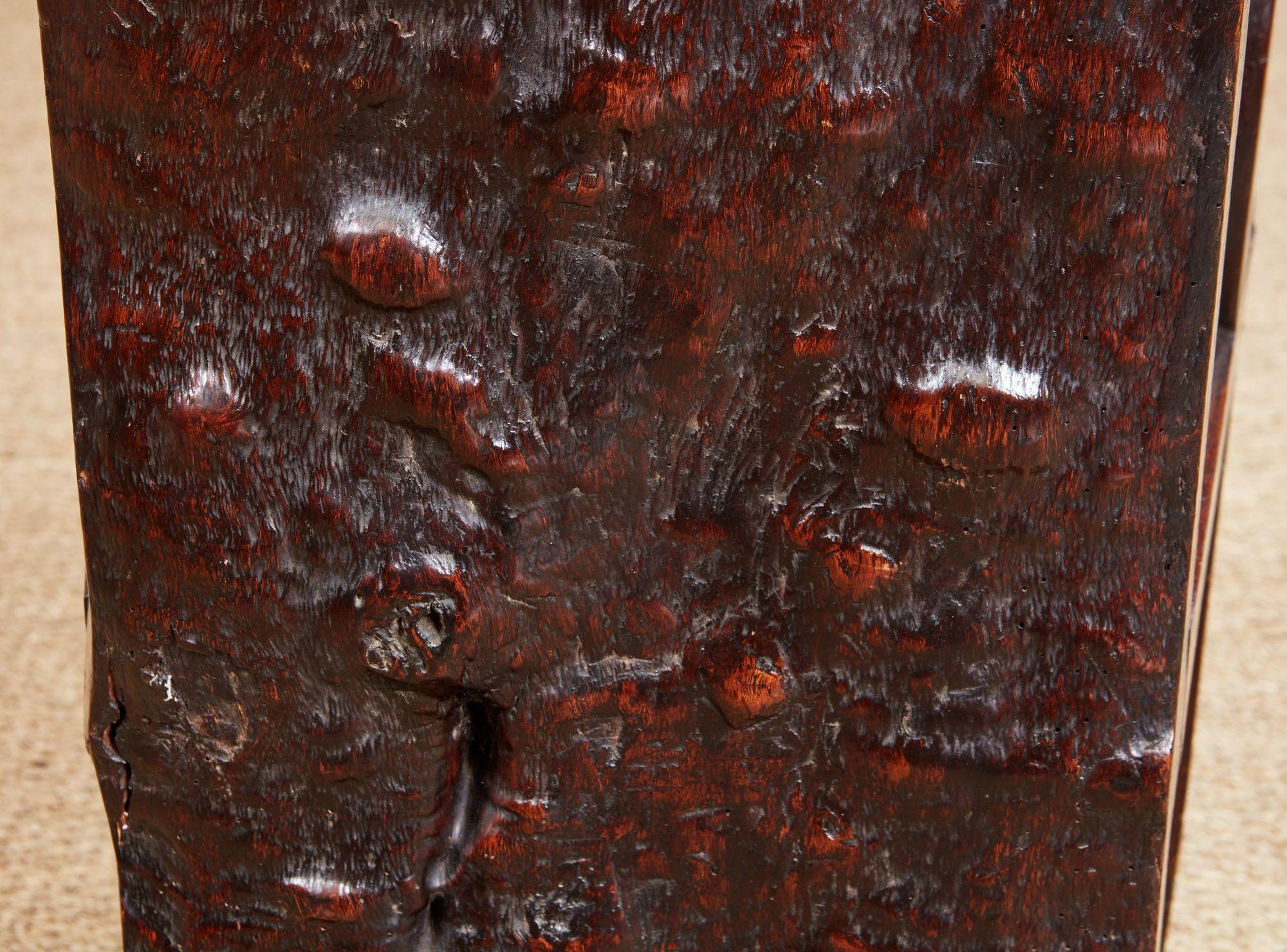 Rare Specimen Burl Oak Chair For Sale 5