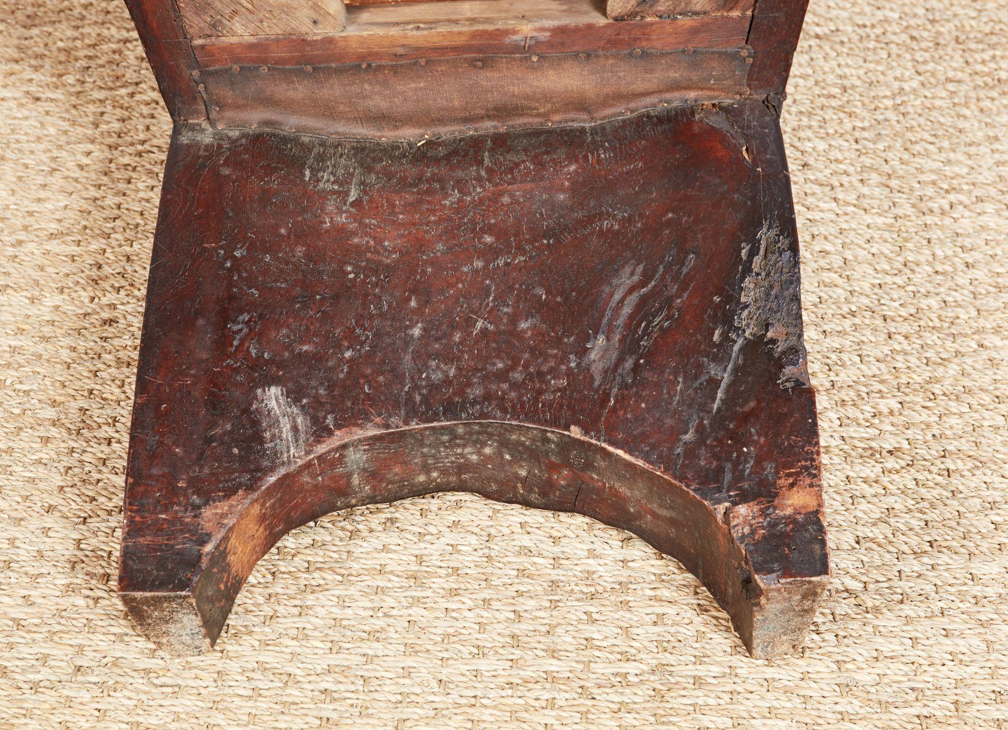 Rare Specimen Burl Oak Chair For Sale 10