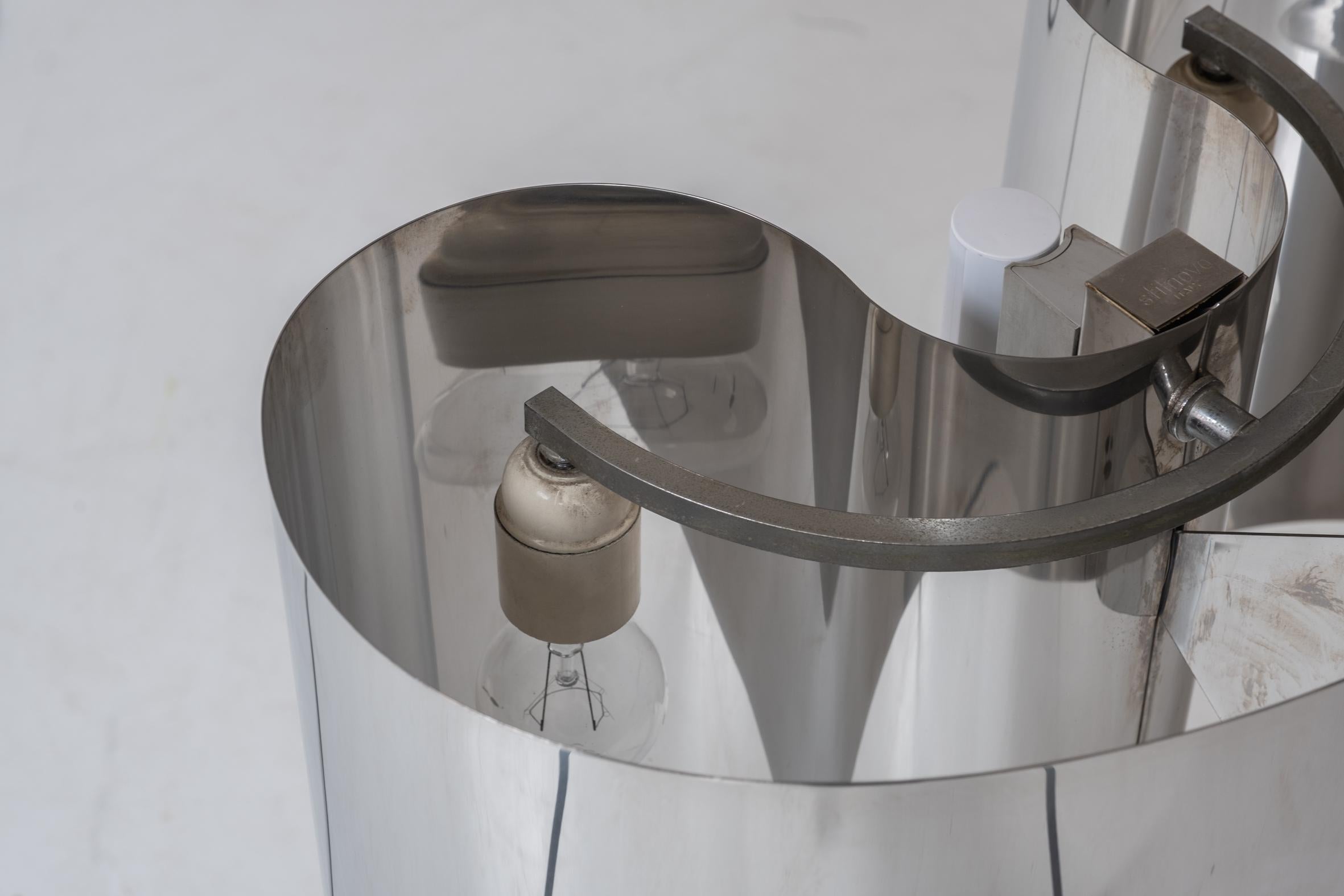 Rare ‘Spinnaker’ table lamp by Corsini and Wiskemann for Stilnovo, Italy 1968 5