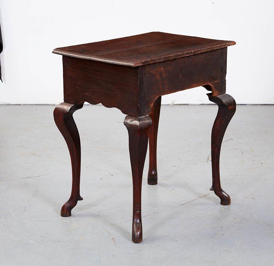 Oak Rare Spirited Side Table with Spurred Hooves For Sale