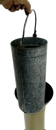 Rare Spittoon Column with Container Inside, 1920s