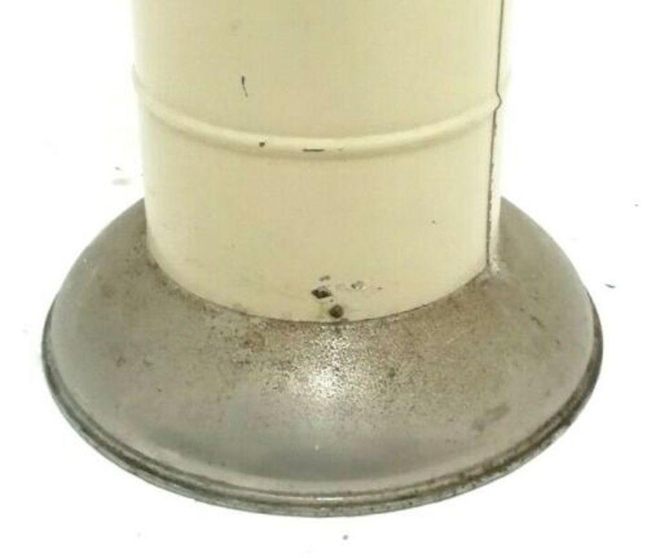 Metal Rare Spittoon Column with Container Inside, 1920s For Sale
