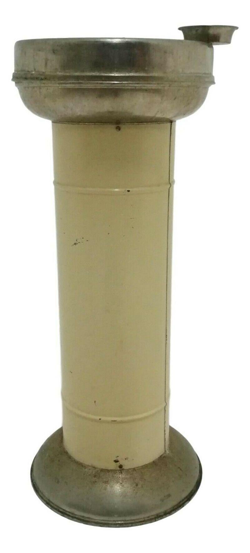 Rare Spittoon Column with Container Inside, 1920s For Sale 4