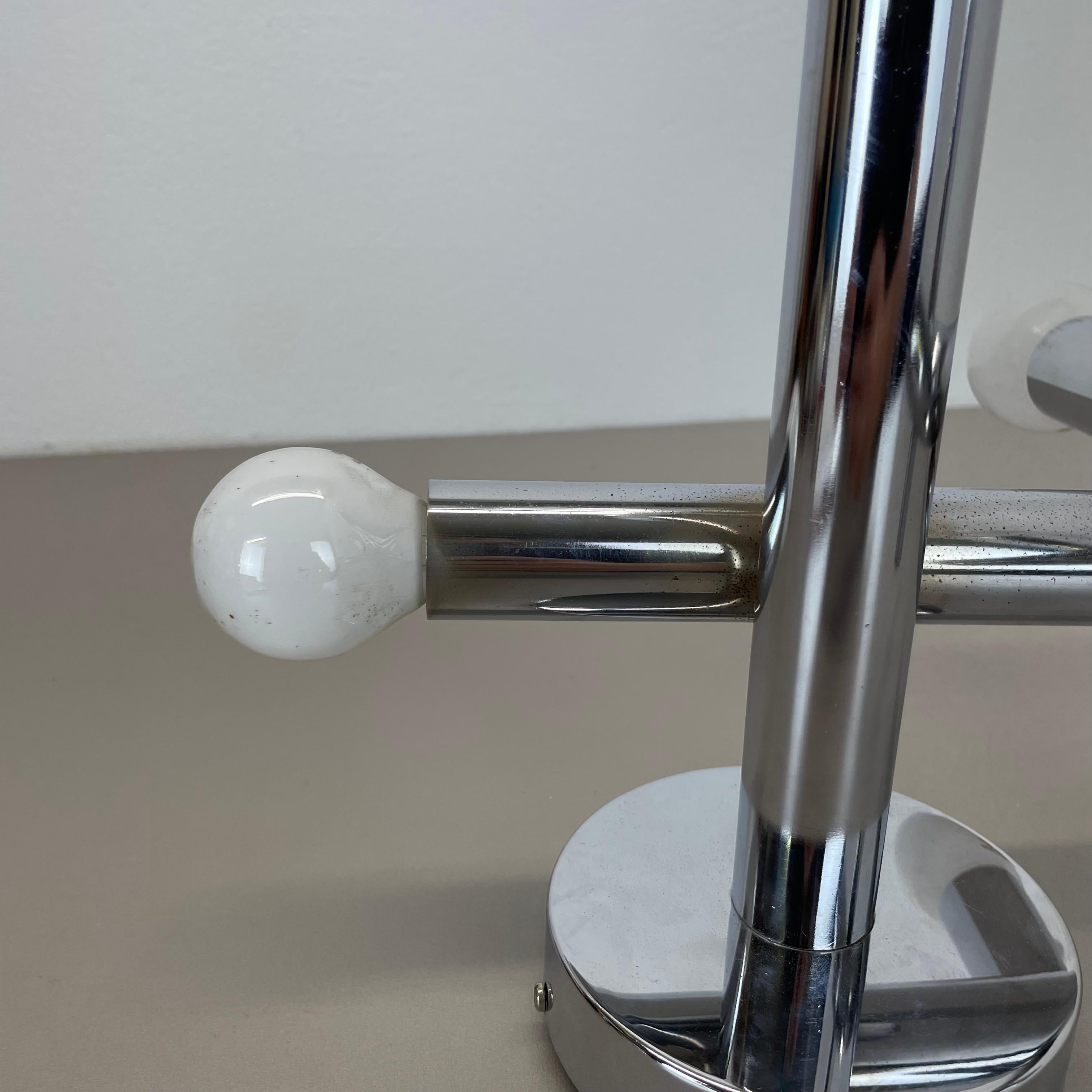 Seltene Sputnik-Deckenleuchte „Atomic“ von E.R. NELE, Temde Lights Schweiz 1970er Jahre (20. Jahrhundert) im Angebot