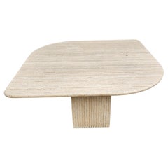 Rare Square Travertine Dining from Up & Up