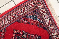 Rare Square Vintage Persian Hamadan Rug, 1970s 2.9' x 2.11' -1C1250