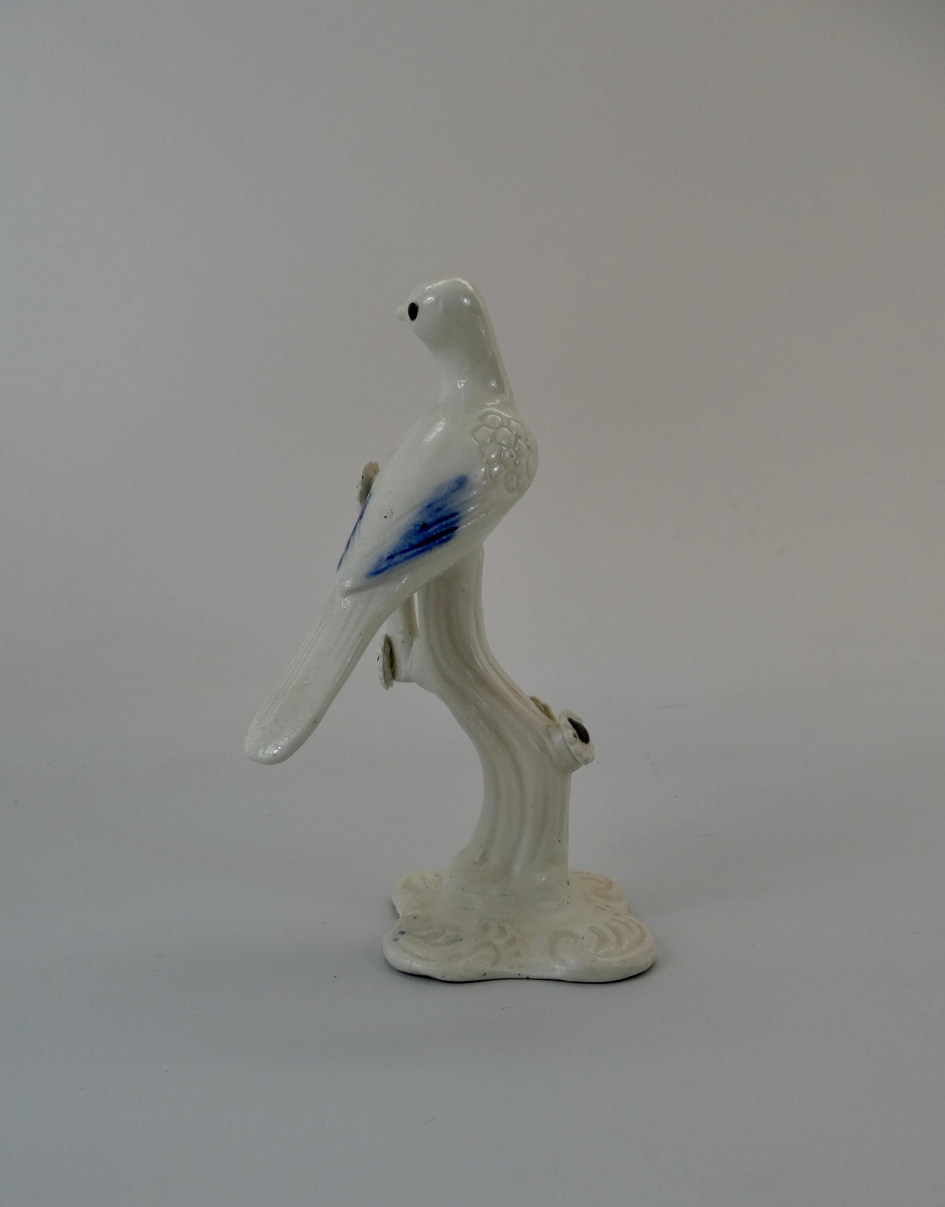 Georgian Rare Staffordshire Salt-Glazed Stoneware Bird, circa 1760