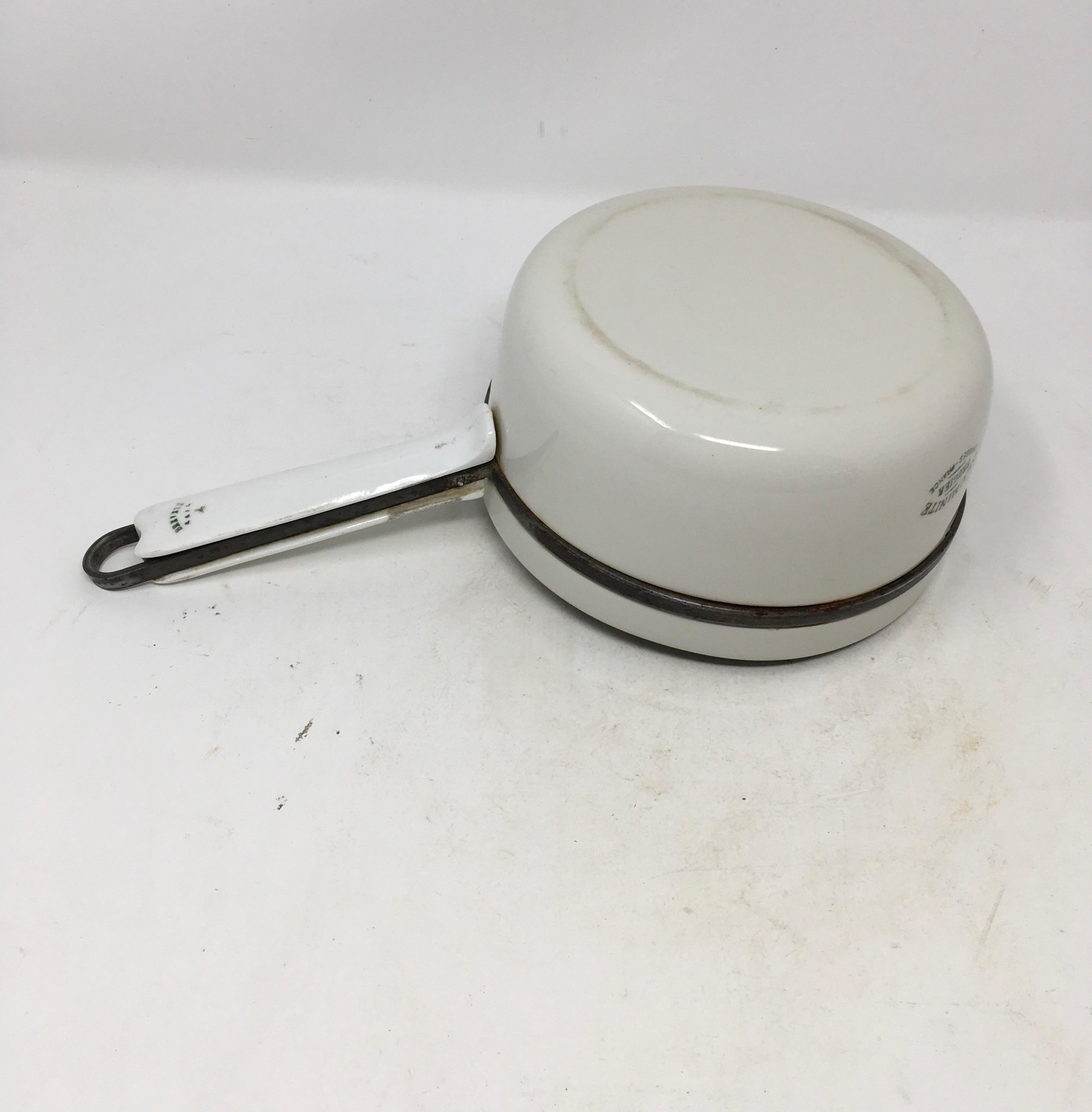 Steel Rare Stamped Aluminite Frugier Limoges France Pot