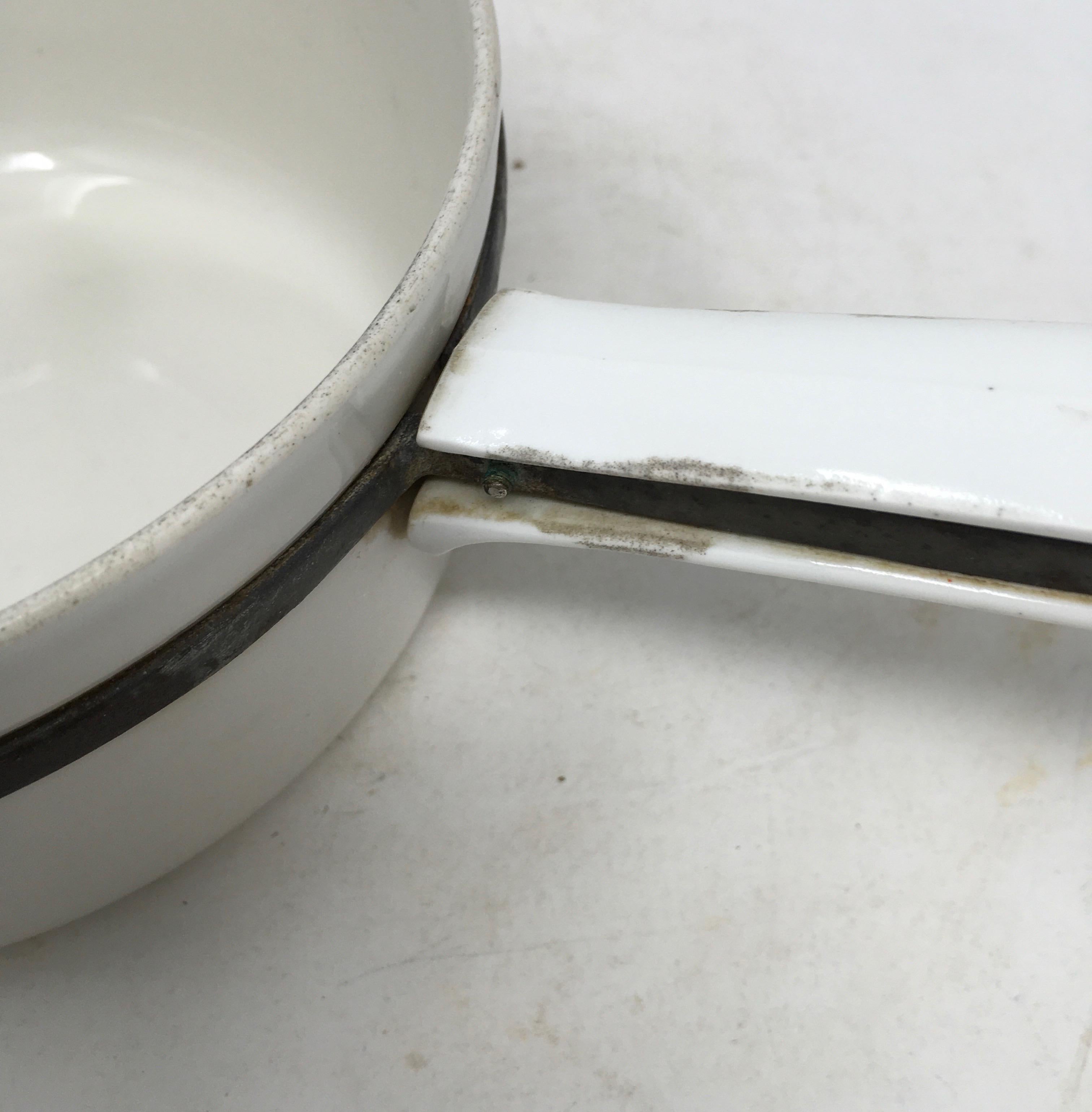 Rare Stamped Aluminite Frugier Limoges France Pot 2