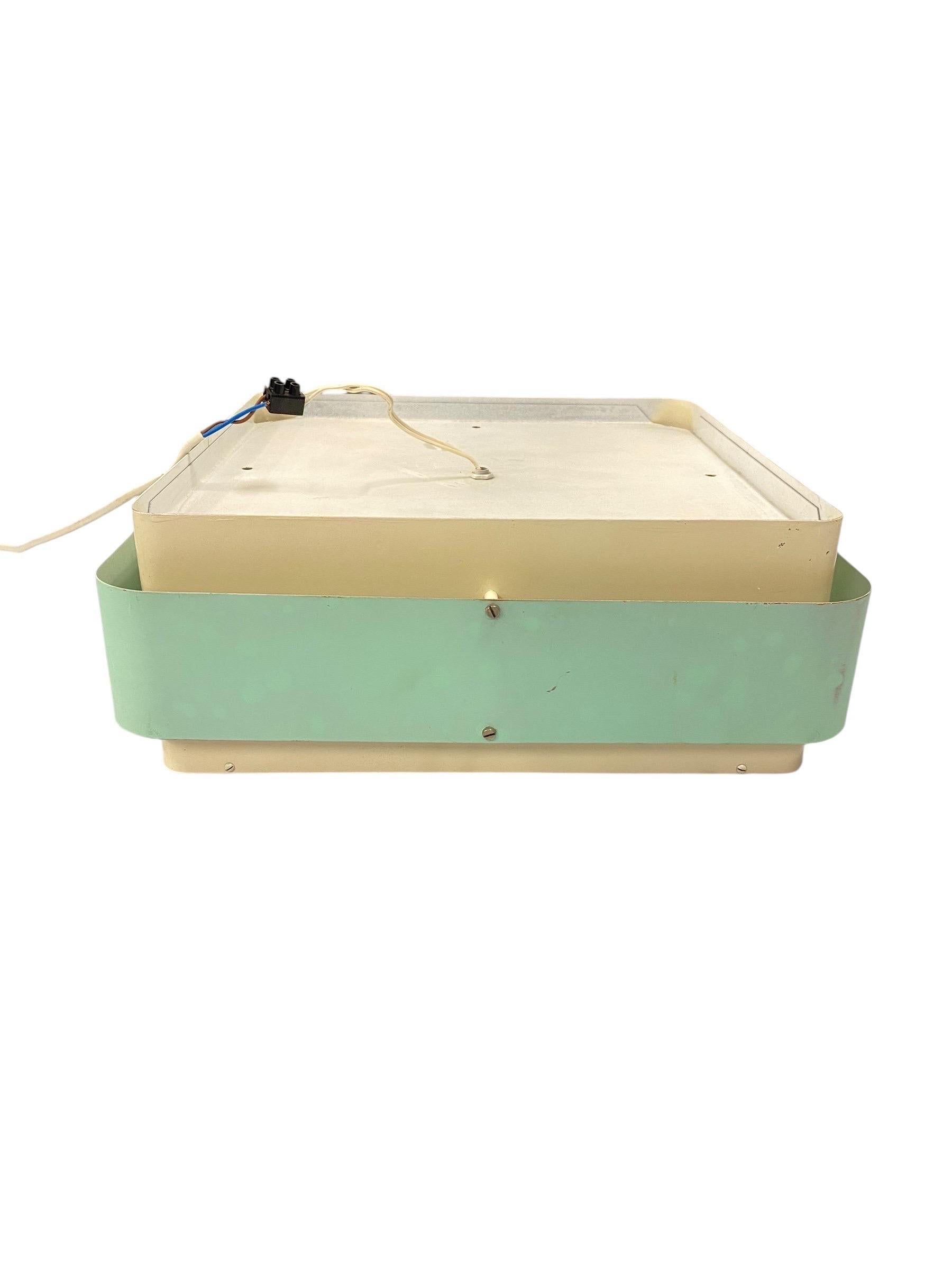 Seltene Deckenleuchte „Starry Sky“ Modell. AE 37 in Türkis und Weiß, Itsu 1950er Jahre (Finnisch) im Angebot
