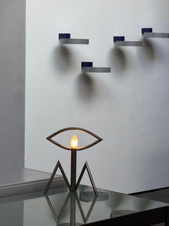 Rare Stefan Bumm Argus-Auge Table Lamp, Germany, 1984