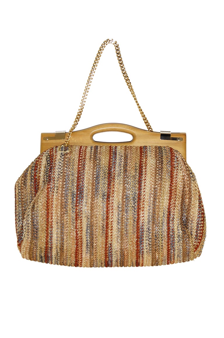 stella mccartney raffia tote bag